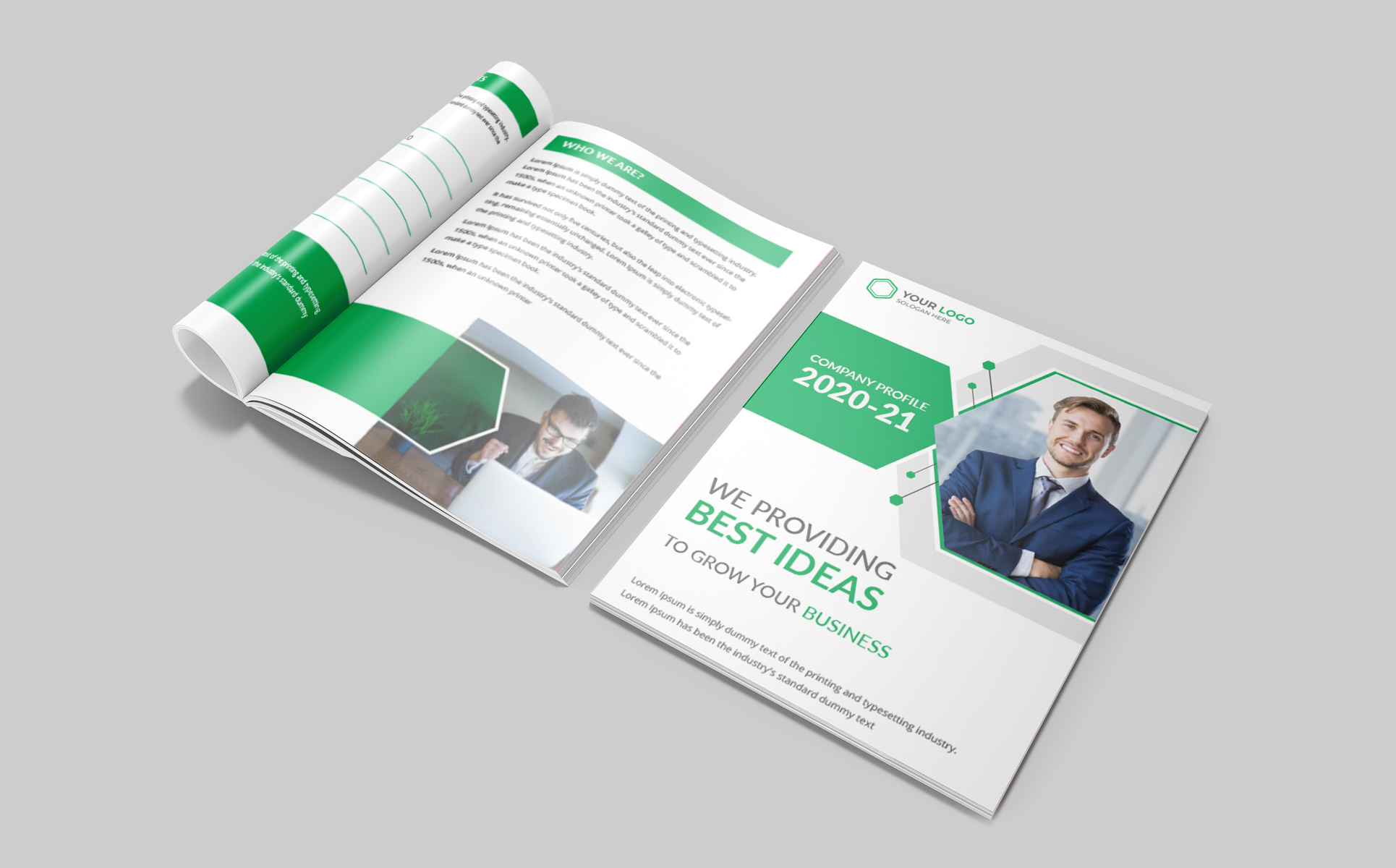 Download Фирменный стиль "Bi fold Brochure - Corporate Identity Template" / Bi fold Brochure - Corporate Identity Template - Фирменный стиль на тему графика pages brochure flyer profile creative template magazine leaflet corporate company modern report agency unique annual catalog portfolio bifold 8 page