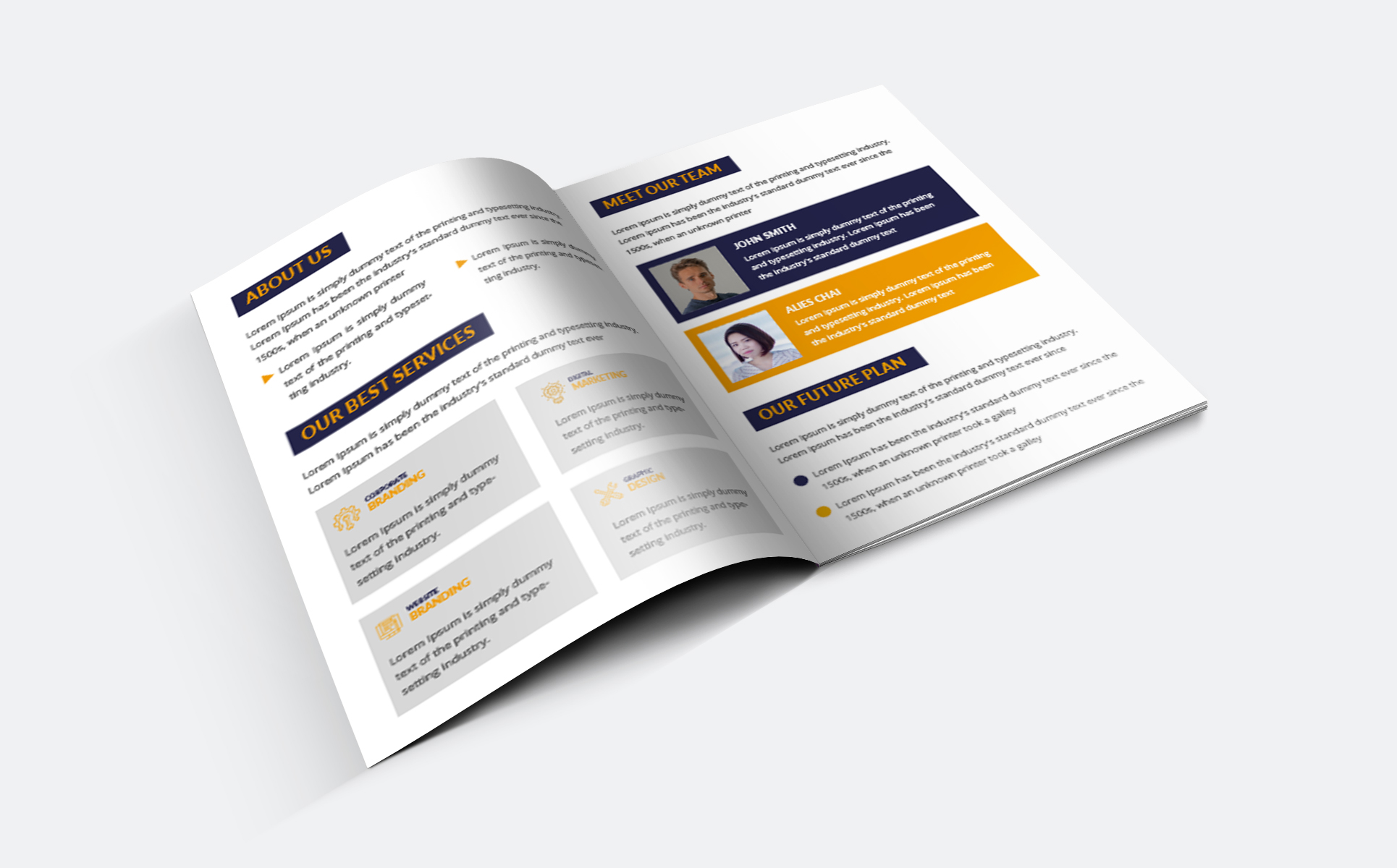 Download Фирменный стиль "Creative Brochure - Corporate Identity Template" / Creative Brochure - Corporate Identity Template - Фирменный стиль на тему графика pages brochure flyer profile creative template magazine leaflet corporate company modern report agency unique annual catalog portfolio bifold bi-fold page