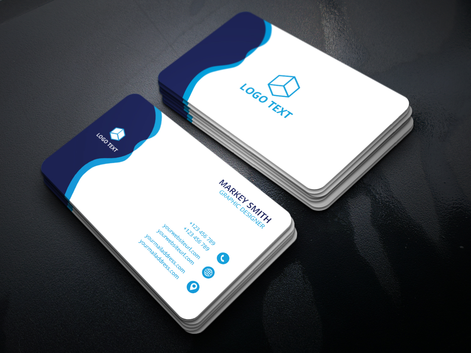 Download Фирменный стиль "Business Card - Corporate Identity Template" / Business Card - Corporate Identity Template - Фирменный стиль на тему графика business card template clean visiting bundle gold corporate creative modern minimal design best branding simple psd editable pack package