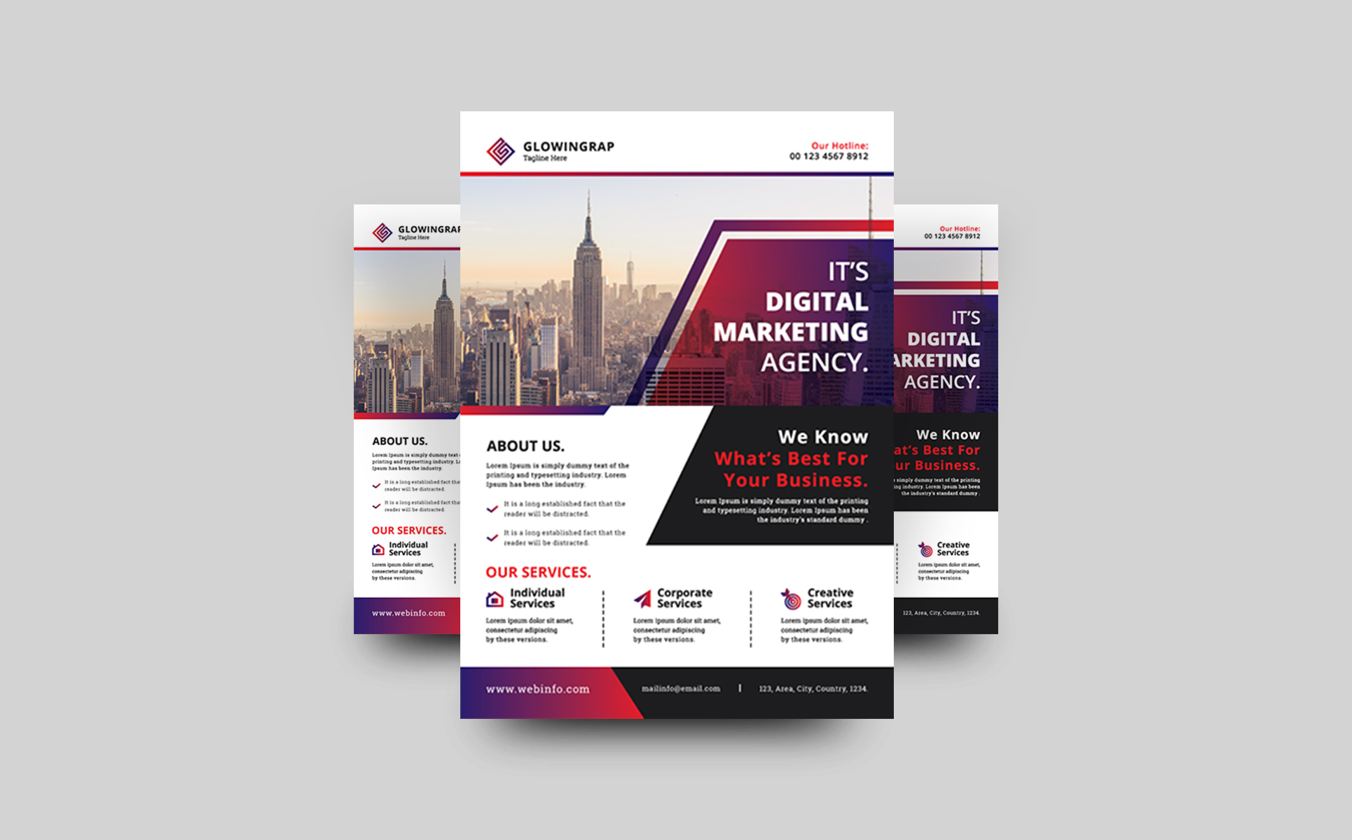 Download Фирменный стиль "Flyer Design - Corporate Identity Template" / Flyer Design - Corporate Identity Template - Фирменный стиль на тему графика flyer corporate creative marketing agency modern leaflet professional offical branding design multipurpose company business