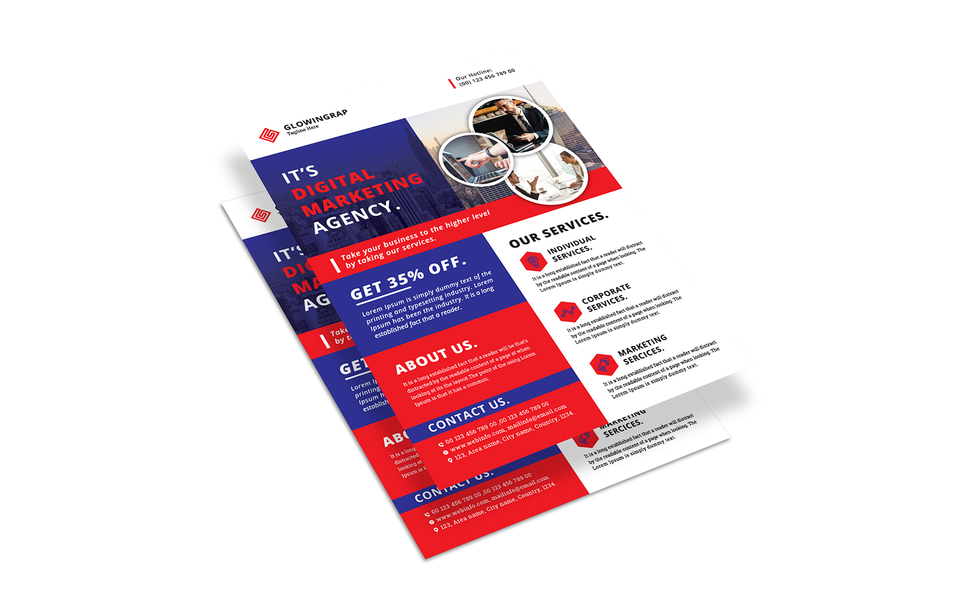 Download Фирменный стиль "Branding Flyer - Corporate Identity Template" / Branding Flyer - Corporate Identity Template - Фирменный стиль на тему графика branding corporate flyer creative design marketing ui vector professional graphic business official