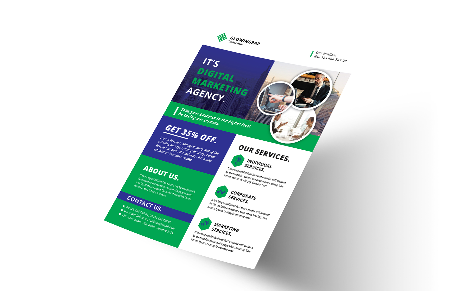 Download Фирменный стиль "Branding Flyer - Corporate Identity Template" / Branding Flyer - Corporate Identity Template - Фирменный стиль на тему графика branding corporate flyer creative design marketing ui vector professional graphic business official