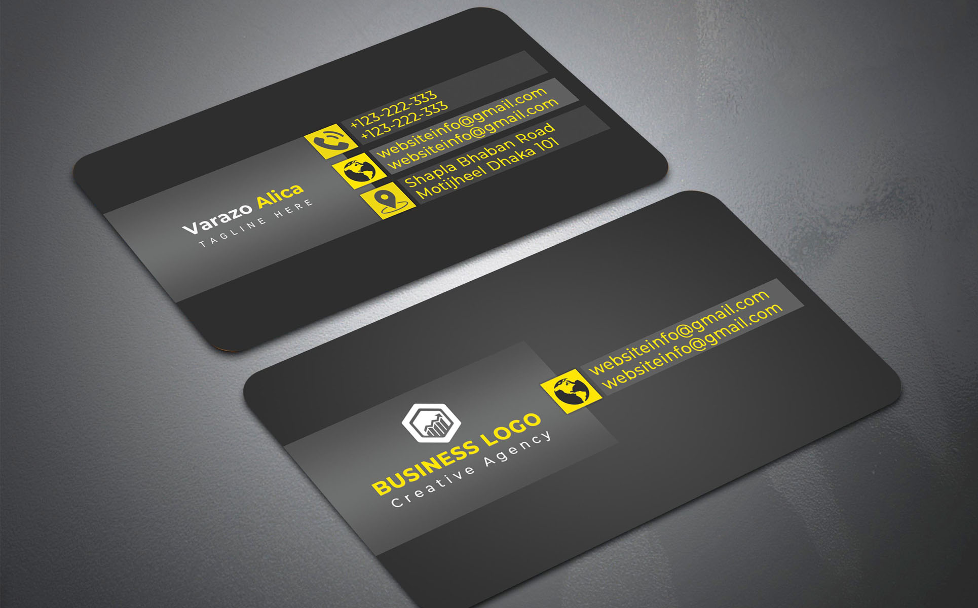 Download Фирменный стиль "Black Business card - Corporate Identity Template" / Black Business card - Corporate Identity Template - Фирменный стиль на тему графика business,card,template,clean,corporate,idenity,creative,elegant,gold,and,white,hipster,logo,minimal,minimalist,photo,photographer,photography,photoshop,retro