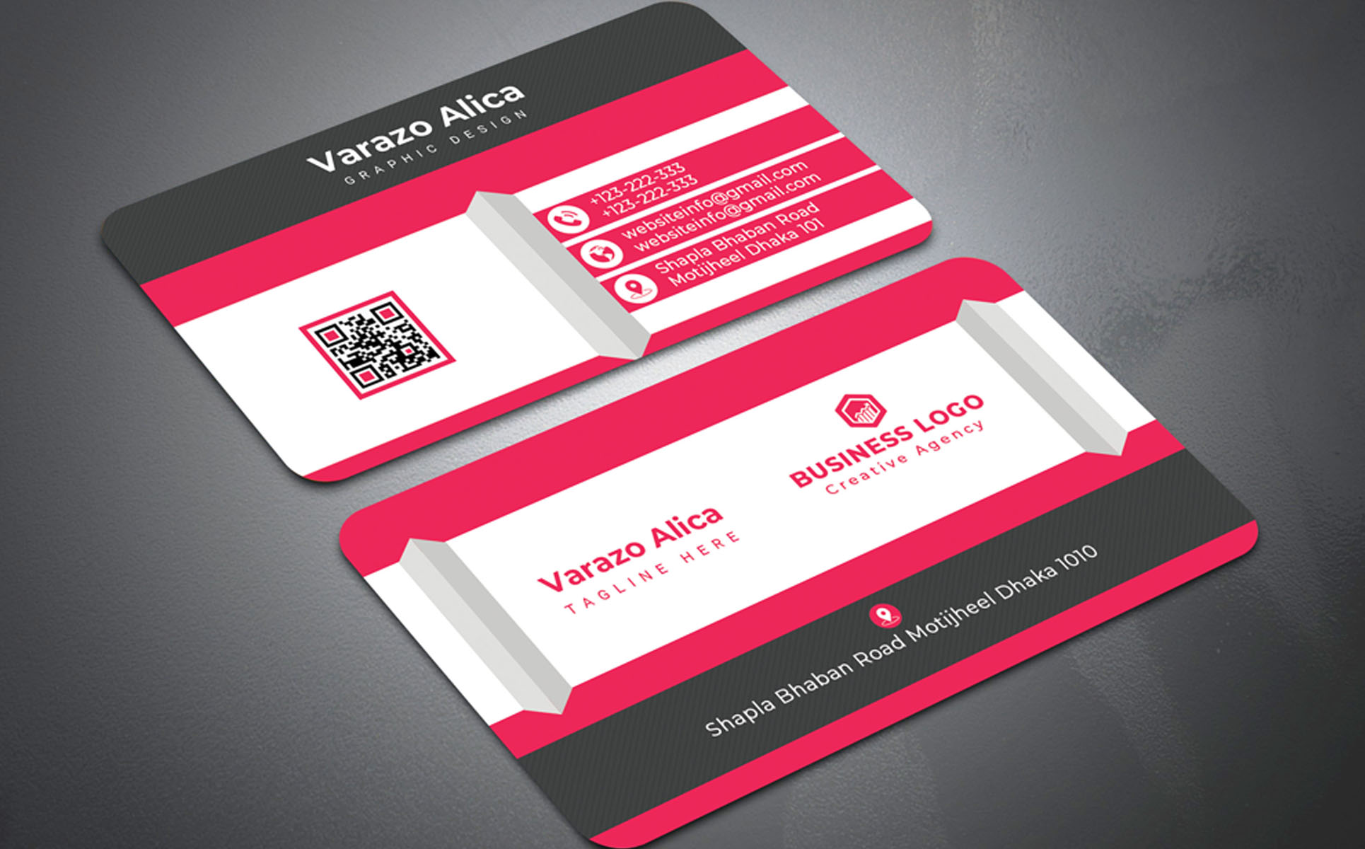 Download Фирменный стиль "Creative Business Card - Corporate Identity Template" / Creative Business Card - Corporate Identity Template - Фирменный стиль на тему графика black,blue,business,card,design,clean,corporate,creative,cyan,orange,personal,photoshop,template,print,red,simple,stylish,trendy,elegant,geniuspoint