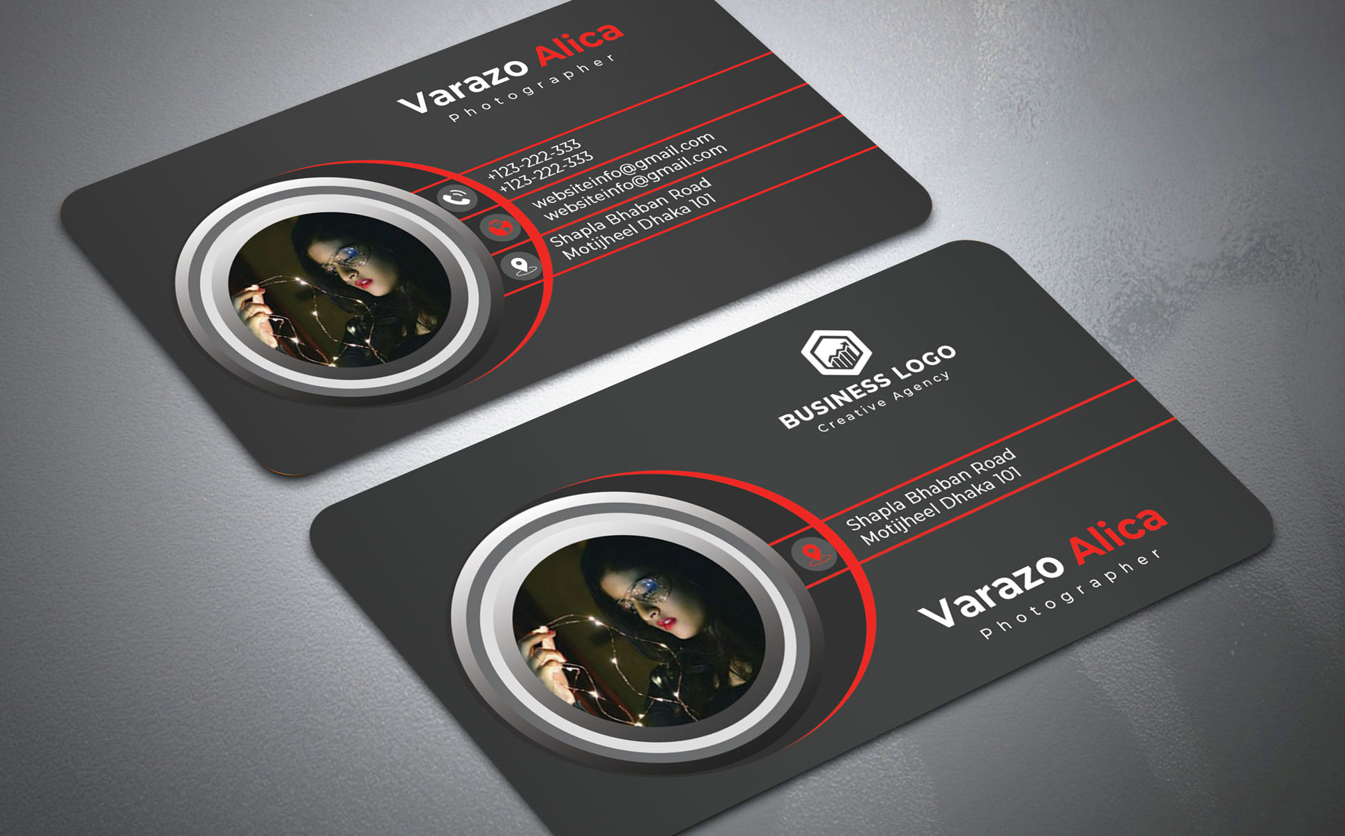 Download Фирменный стиль "Photography Business card - Corporate Identity Template" / Photography Business card - Corporate Identity Template - Фирменный стиль на тему графика business,card,corporate,creative,modern,organization,photographer,photography,picture,professional,shot,studio