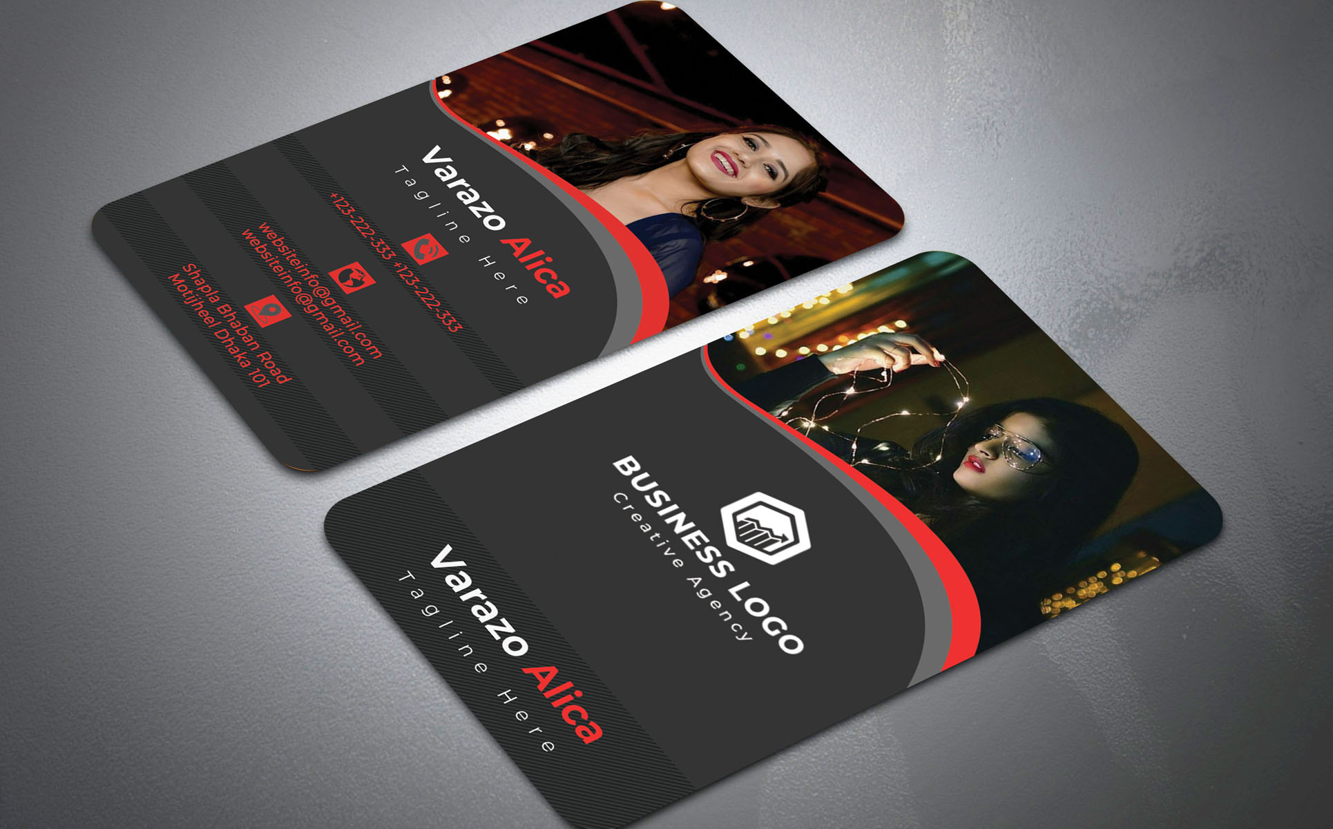 Download Фирменный стиль "Creative Business Card - Corporate Identity Template" / Creative Business Card - Corporate Identity Template - Фирменный стиль на тему графика agency,black,blue,business,card,clean,company,corporate,creative,design,elegant,green,horizontal,modern,orange,original,photoshop,print,ready,red