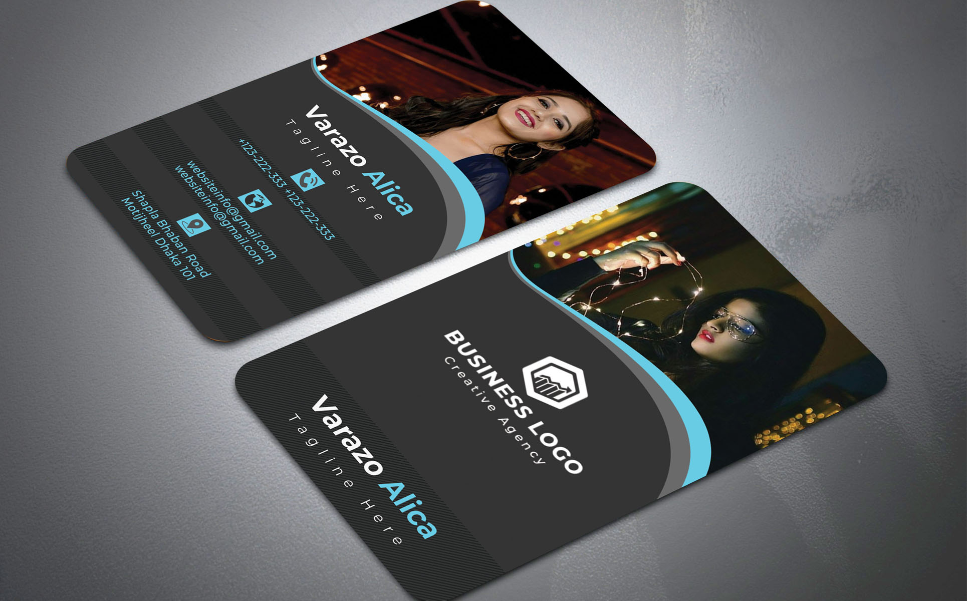 Download Фирменный стиль "Creative Business Card - Corporate Identity Template" / Creative Business Card - Corporate Identity Template - Фирменный стиль на тему графика agency,black,blue,business,card,clean,company,corporate,creative,design,elegant,green,horizontal,modern,orange,original,photoshop,print,ready,red