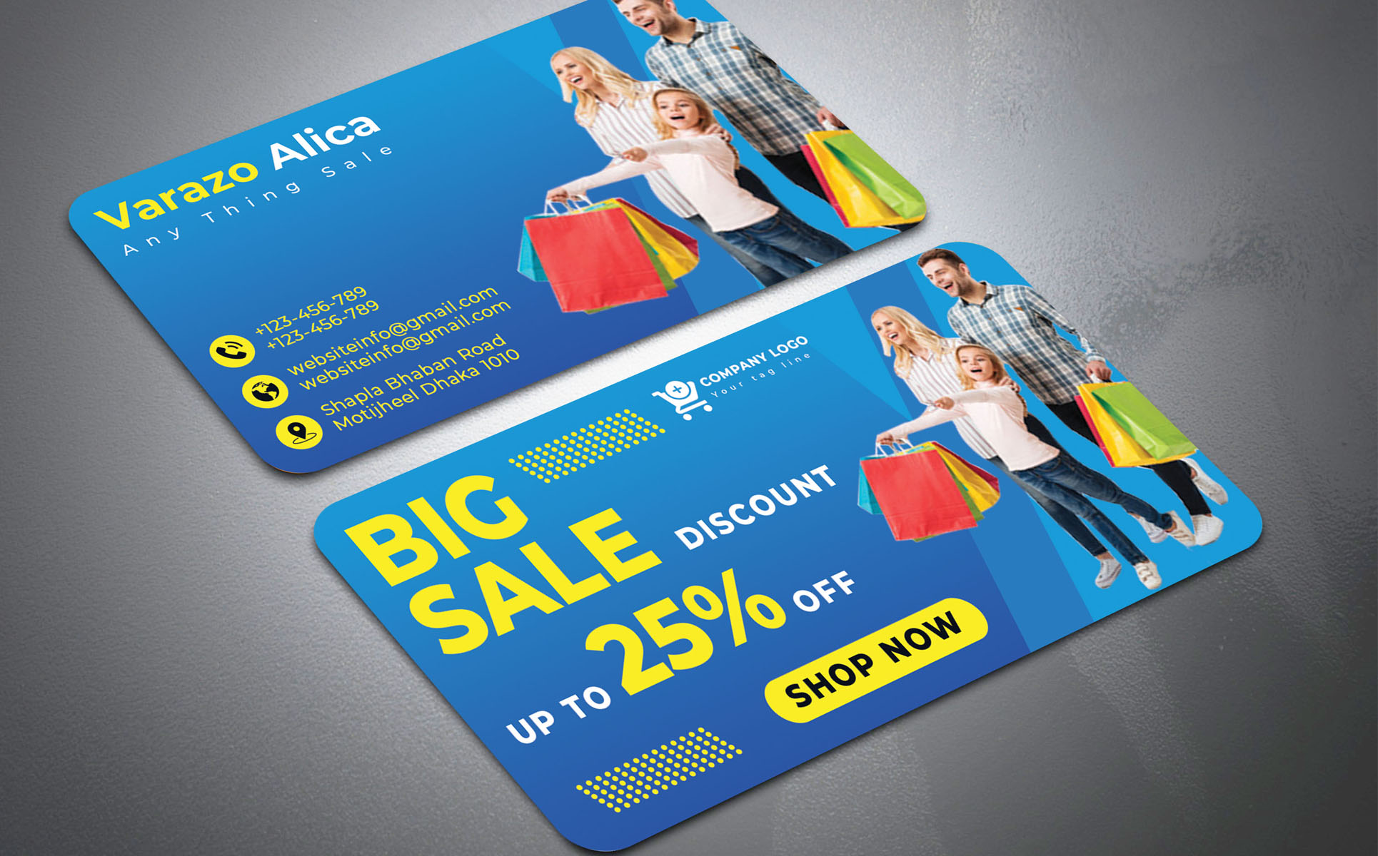 Download Фирменный стиль "Shopping Business card - Corporate Identity Template" / Shopping Business card - Corporate Identity Template - Фирменный стиль на тему графика brandpacks,business,card,template,contact,eps,illustrator,info,photoshop,pring,print,service,shop,printer,printing,psd