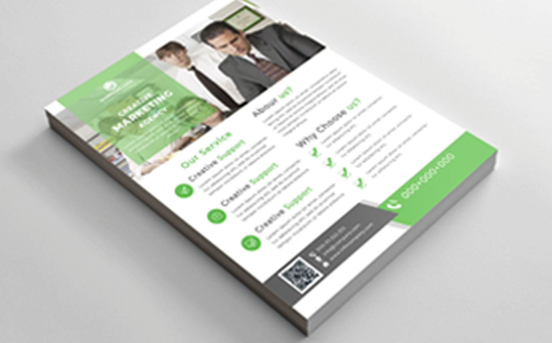 Download Фирменный стиль "Creative Business Flyer - Corporate Identity Template" / Creative Business Flyer - Corporate Identity Template - Фирменный стиль на тему графика colorful,colour,corporate,creative,elegant,furniture,grey,informative,land,layout,multipurpose,presentation,print,ready,promotion,real,estate,realestateundefined