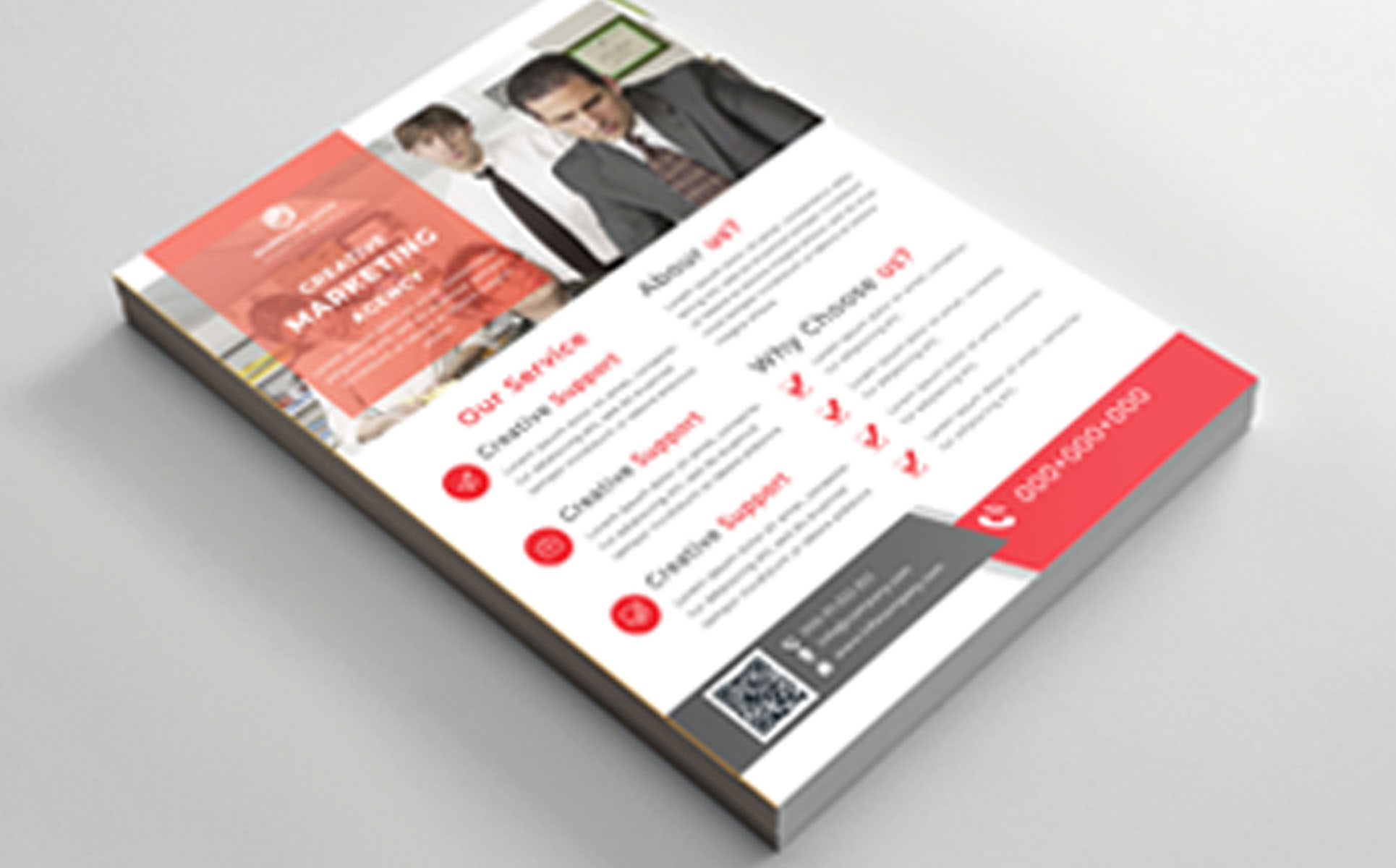 Download Фирменный стиль "Creative Business Flyer - Corporate Identity Template" / Creative Business Flyer - Corporate Identity Template - Фирменный стиль на тему графика colorful,colour,corporate,creative,elegant,furniture,grey,informative,land,layout,multipurpose,presentation,print,ready,promotion,real,estate,realestateundefined