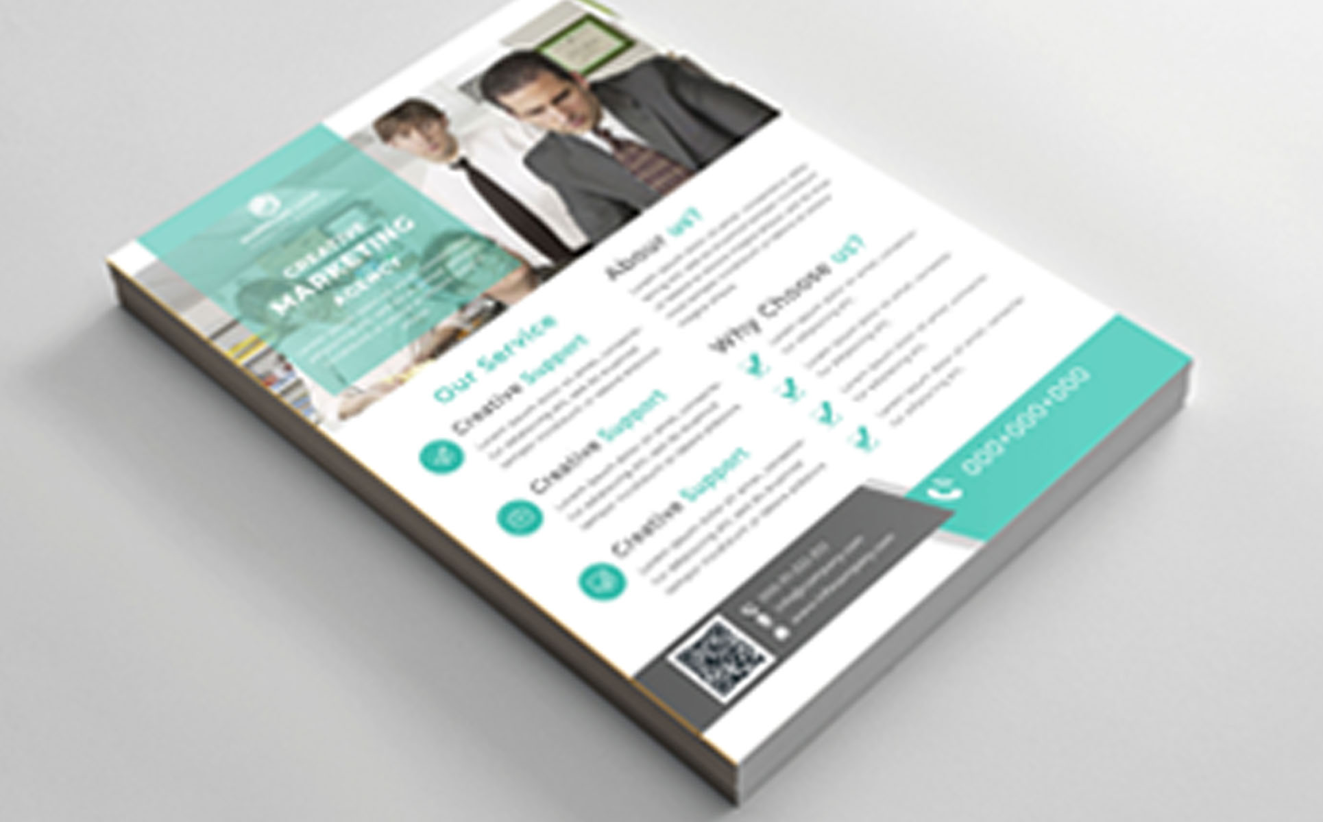 Download Фирменный стиль "Creative Business Flyer - Corporate Identity Template" / Creative Business Flyer - Corporate Identity Template - Фирменный стиль на тему графика colorful,colour,corporate,creative,elegant,furniture,grey,informative,land,layout,multipurpose,presentation,print,ready,promotion,real,estate,realestateundefined