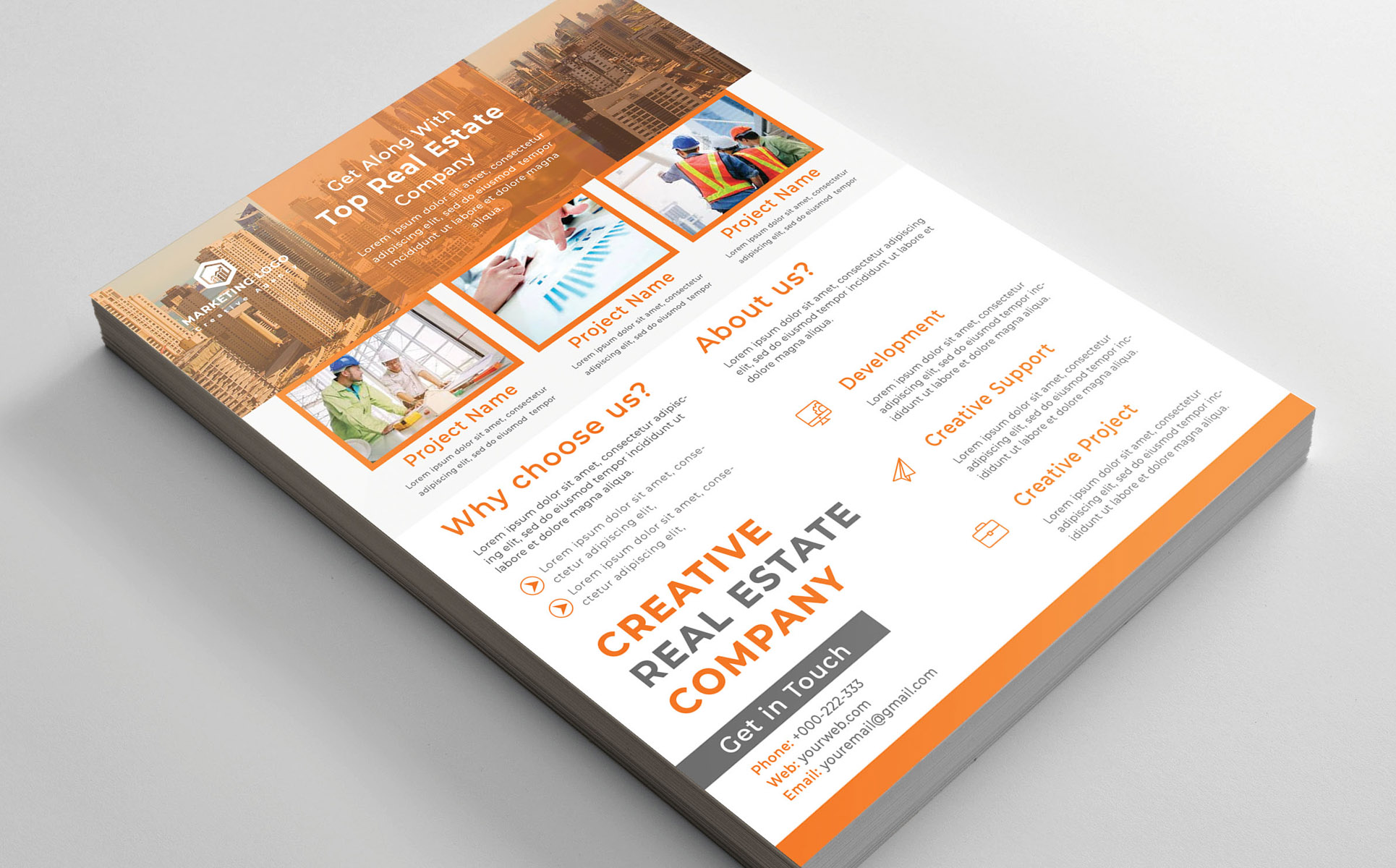 Download Фирменный стиль "Creative Business Flyer - Corporate Identity Template" / Creative Business Flyer - Corporate Identity Template - Фирменный стиль на тему графика business,flyer,clean,company,consultant,corporate,creative,design,handout,leaflet,magazine,marketing,modern,multipurpose,newspaper,pamphlet,photoshop,poster,professionalundefined