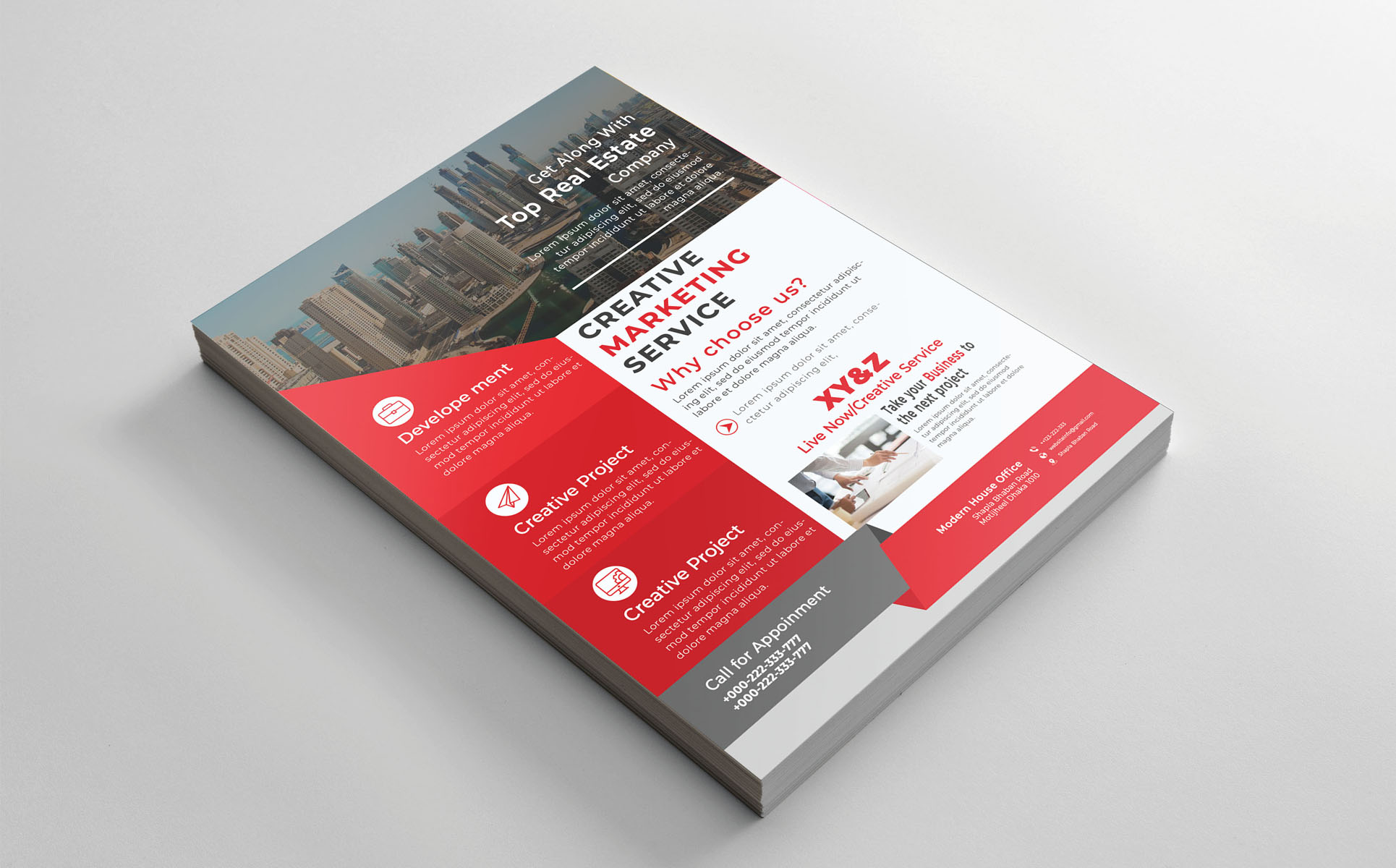 Download Фирменный стиль "Creative Business Flyer - Corporate Identity Template" / Creative Business Flyer - Corporate Identity Template - Фирменный стиль на тему графика a4,advertisement,advertising,agency,business,flyer,clean,company,consultant,corporate,creative,design,handout,leaflet,magazine,marketing,modern,multipurpose,newspaper,pamphlet