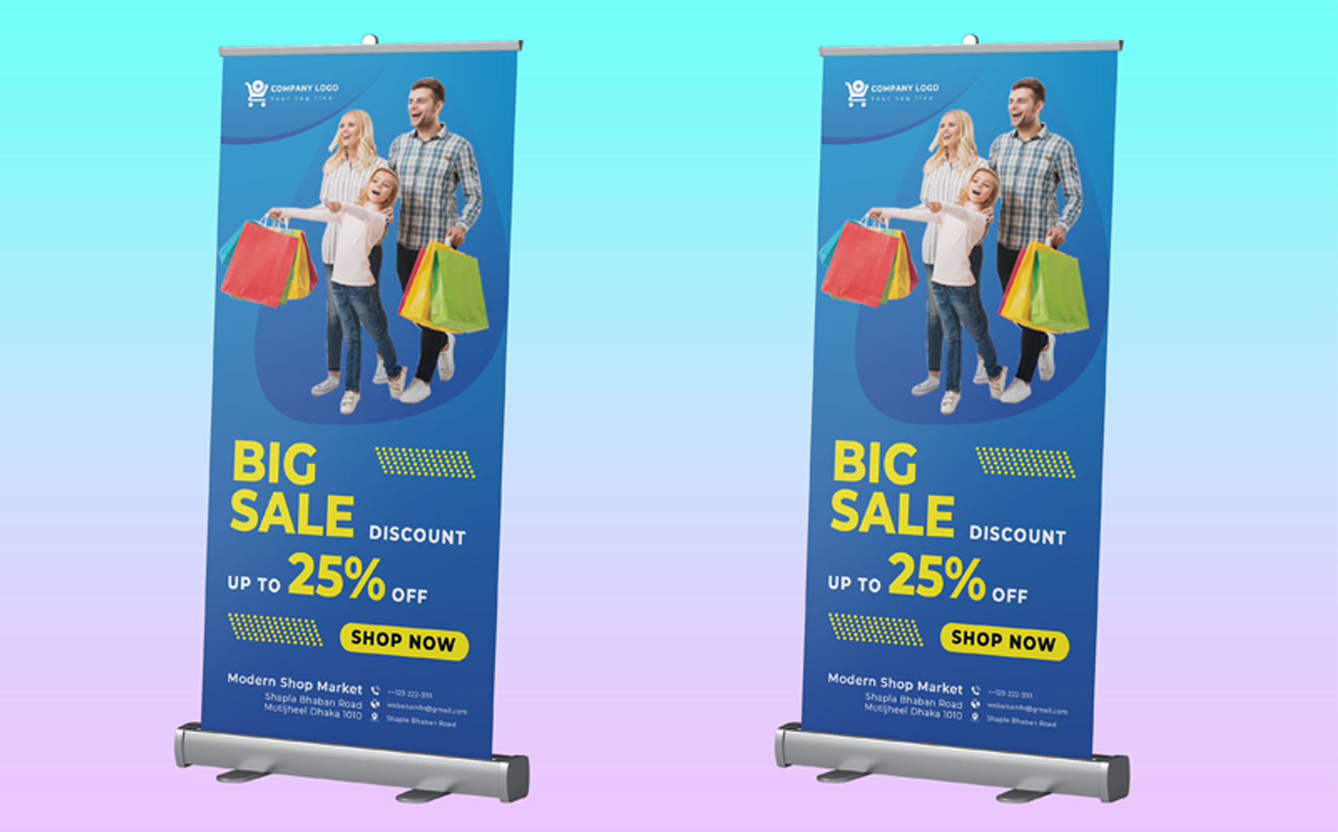 Download Фирменный стиль "Shop Roll up Banner - Corporate Identity Template" / Shop Roll up Banner - Corporate Identity Template - Фирменный стиль на тему графика ad,advert,advertisement,banners,business,corporate,custom,publishing,digital,flyer,pamphlet,press,print,ready,printer,roll,up,shop,shopping