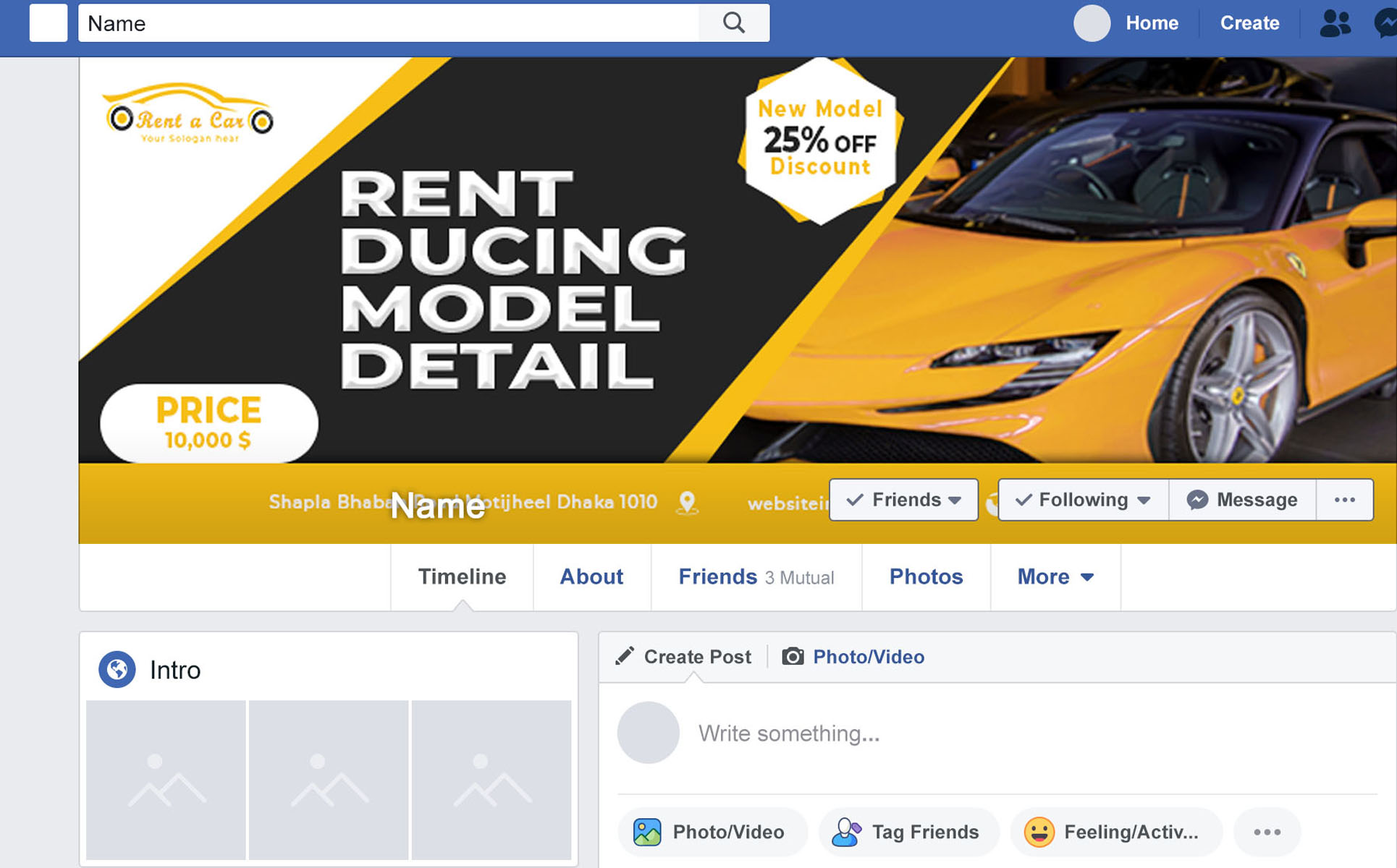 Download Шаблон для соцсетей "Car Facebook Cover photo Social Media Template" / Car Facebook Cover photo Social Media Template - Шаблон для соцсетей на тему графика business,coupon,cover,page,deal,deals,discount,discounts,facebook,fb,followers,gif,banner,google,adwords,likes,marketing,multi,purpose,multipurpose