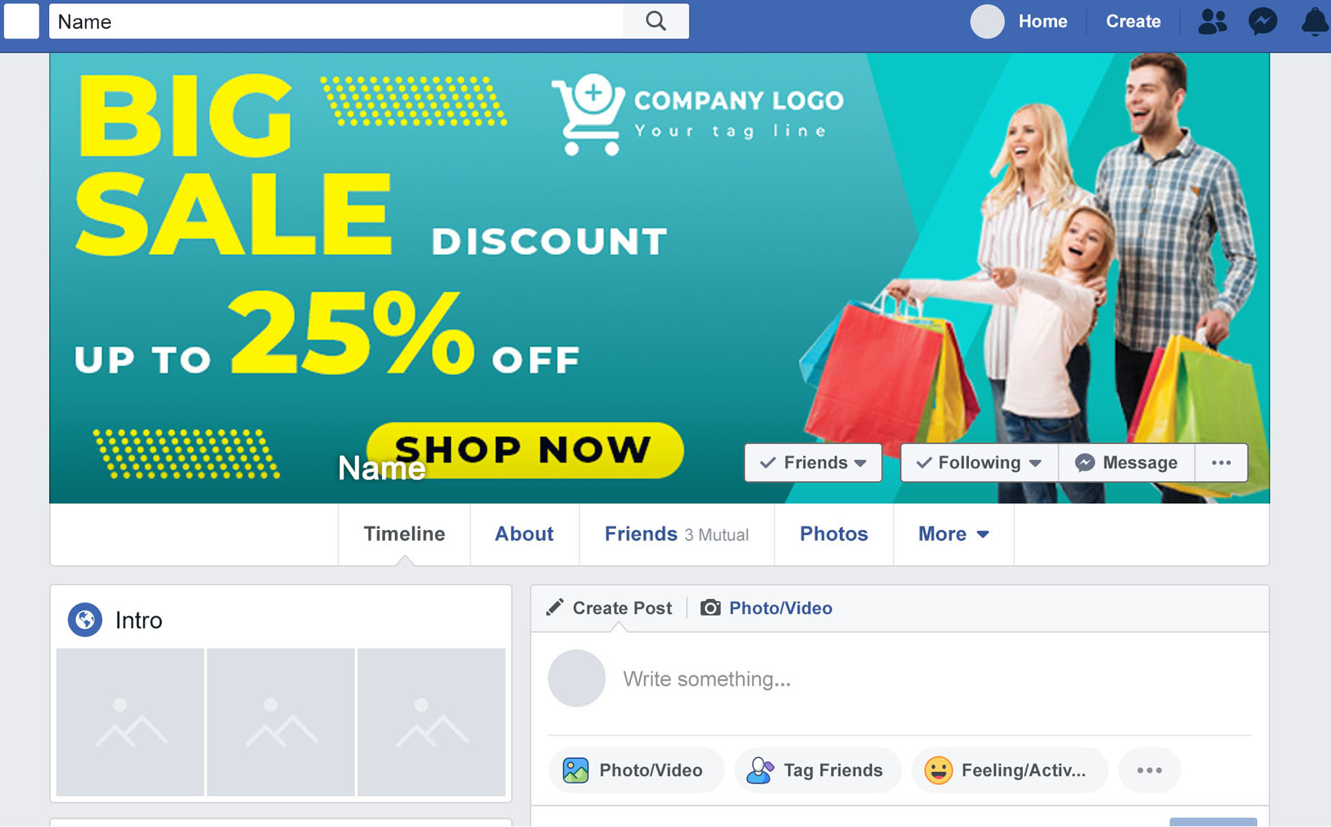 Download Шаблон для соцсетей "Shopping Facebook Covers Social Media Template" / Shopping Facebook Covers Social Media Template - Шаблон для соцсетей на тему графика clothing,cover,facebook,deal,discount,ads,fashion,flat,design,google,marketing,metro,multi,purpose,multipurpose,promotion,promotions,retargeting,sale,sales