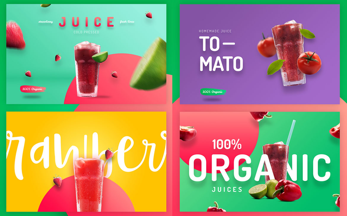 Download Мокап для продукта "Organic Juice - 10 Premium Hero Image Templates product mockup" / Organic Juice - 10 Premium Hero Image Templates product mockup - Мокап для продукта на тему графика apple branding colorful food poster food store fresh fruit grocery healthy hero images juice mockup modern natural nutrition organic product