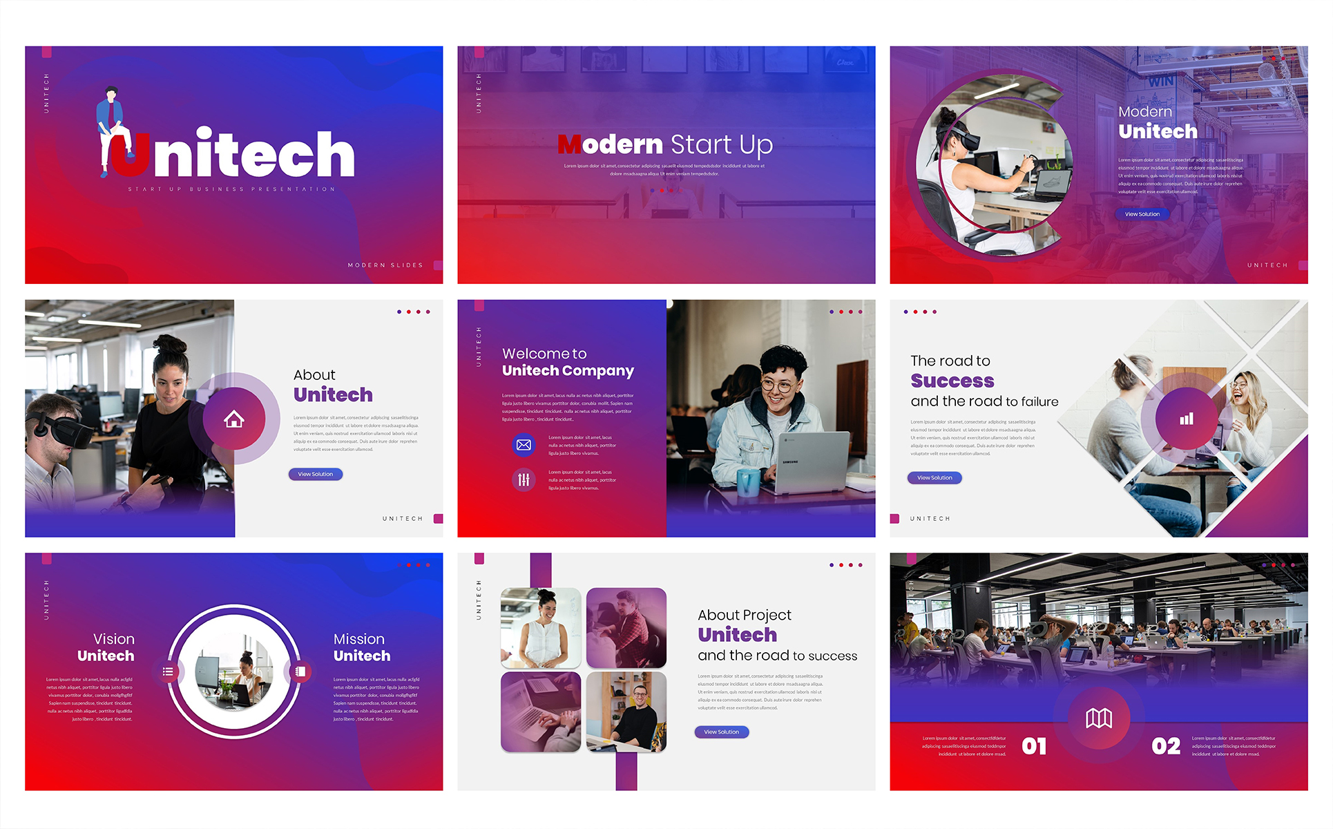 Unitech - PowerPoint Template