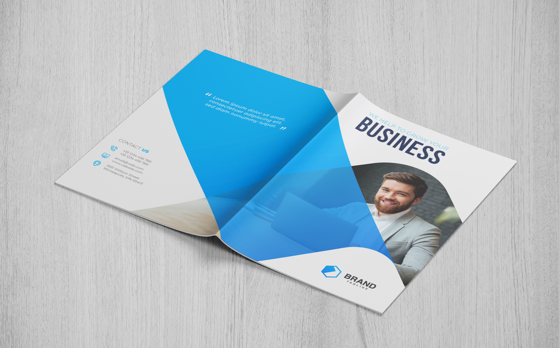 Download Фирменный стиль "Petris - Corporate Identity Template" / Petris - Corporate Identity Template - Фирменный стиль на тему графика brochure template booklet corporate creative minimal proposal catalog undefined agency company profile layout