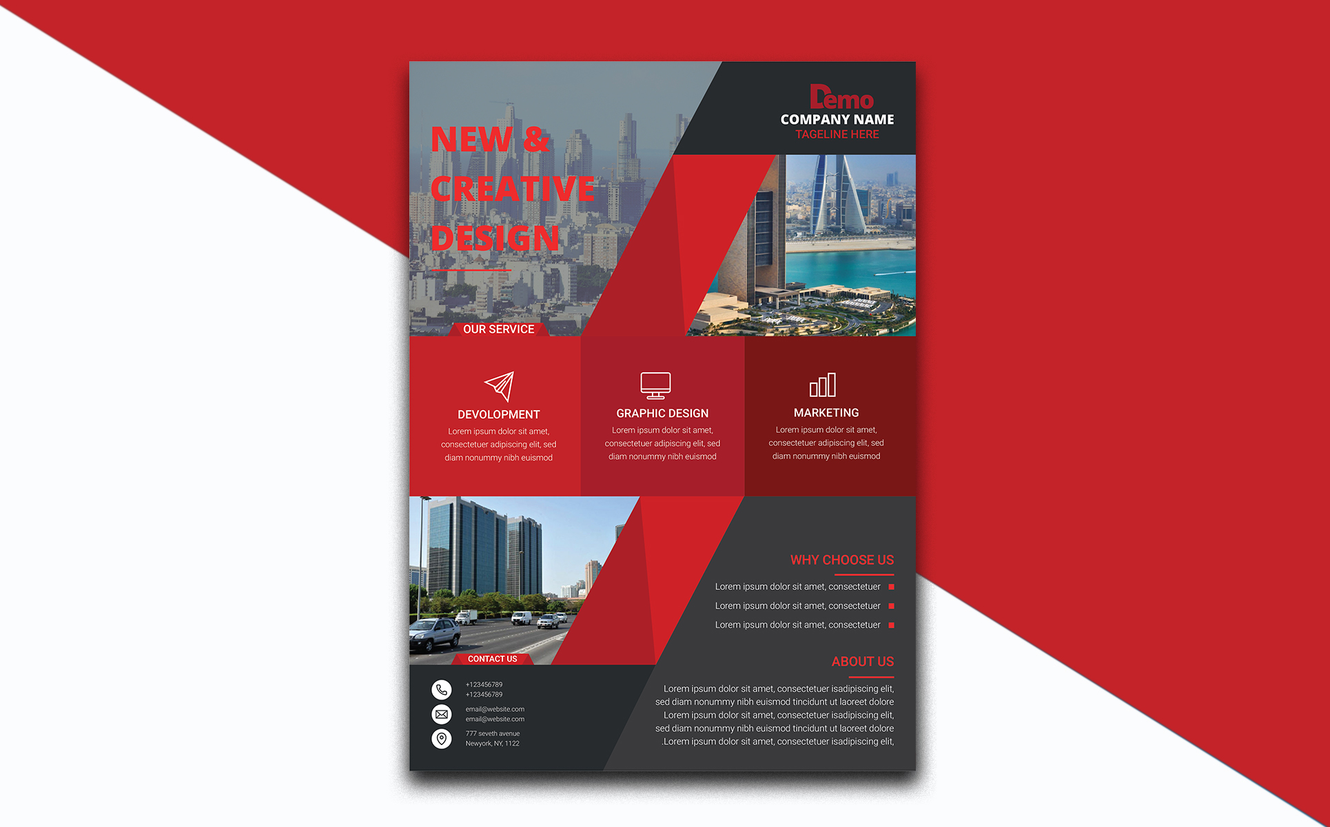 Download Фирменный стиль "Business Flyer - Corporate Identity Template" / Business Flyer - Corporate Identity Template - Фирменный стиль на тему графика a4 clean flyer corporatefler blue business corporate businessflyer template design magaziune businesscard news pepper catalog company creative brochure