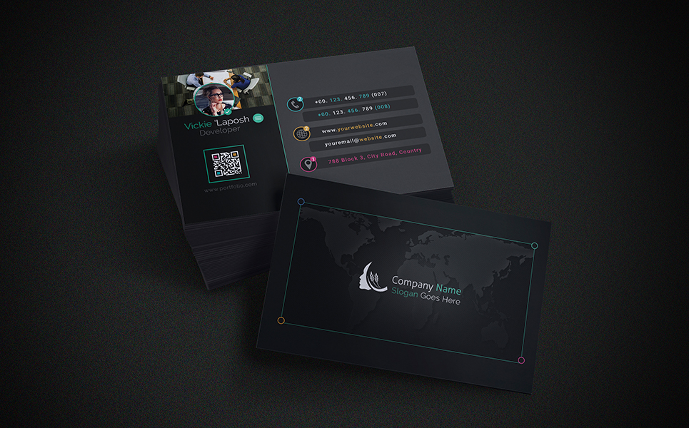 Download Фирменный стиль "Standard Business Card - Corporate Identity Template" / Standard Business Card - Corporate Identity Template - Фирменный стиль на тему графика 