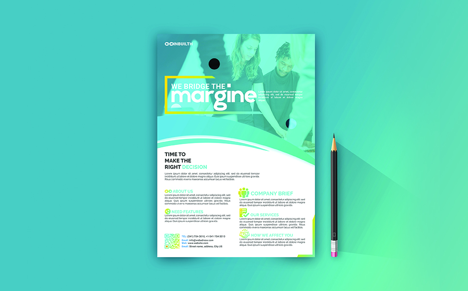 Download Фирменный стиль "Business Flyer - Corporate Identity Template" / Business Flyer - Corporate Identity Template - Фирменный стиль на тему графика a4 standard corporate flyer multipurpose corporate business presentation stationery