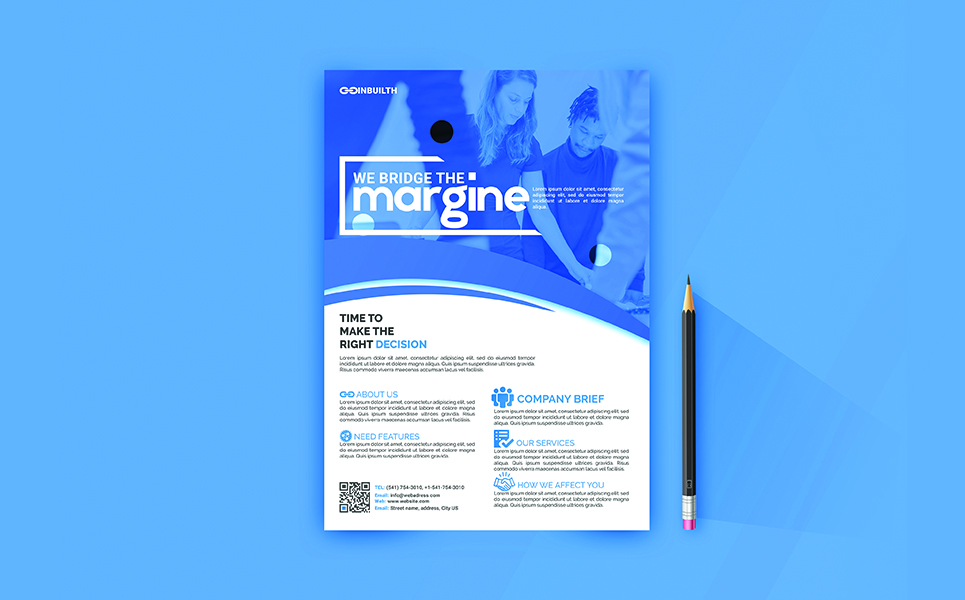 Download Фирменный стиль "Business Flyer - Corporate Identity Template" / Business Flyer - Corporate Identity Template - Фирменный стиль на тему графика a4 standard corporate flyer multipurpose corporate business presentation stationery