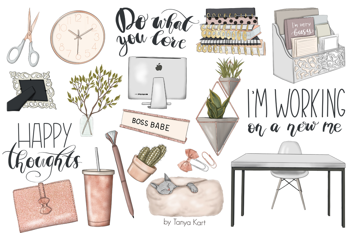 Download Иллюстрация "Do What You Love Clipart - Illustration" / Do What You Love Clipart - Illustration - Иллюстрация на тему графика planner stickers fashion illustration watercolor clipart girl afro babe boss planning life handdrawn graphics sublimation site texture bloging working