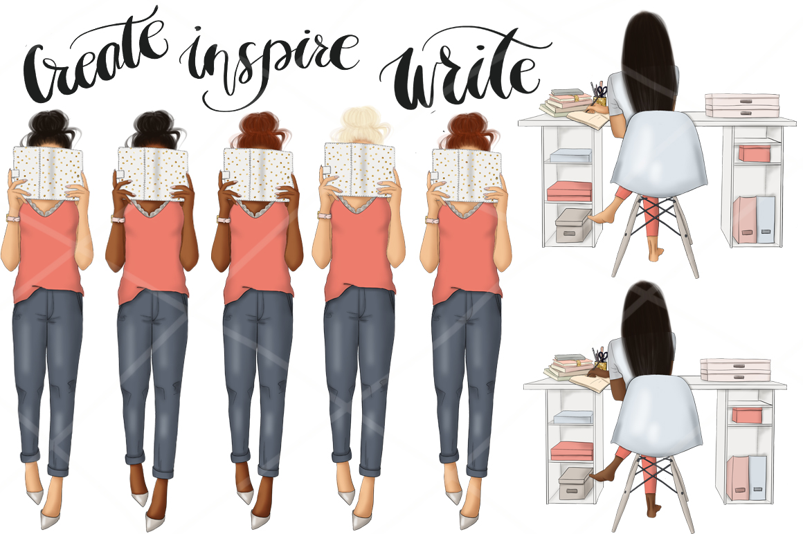 Download Иллюстрация "Plan With Me Graphic Design - Illustration" / Plan With Me Graphic Design - Illustration - Иллюстрация на тему графика graphic design clipart illustrations seamless patterns stickers icons girls coral blog planner fashion texture party business scrapbook lettering collection invitation