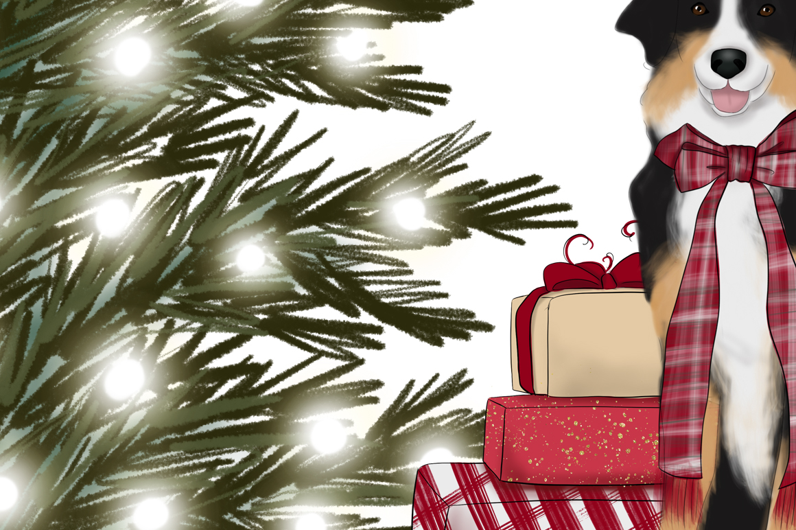 Download Иллюстрация "Jingle All The Way Design Kit - Illustration" / Jingle All The Way Design Kit - Illustration - Иллюстрация на тему графика noel golden heart bird christmas winter xmas new year snowflakes merry pattern paper clipart scrapbook deer cozy dog girls lettering