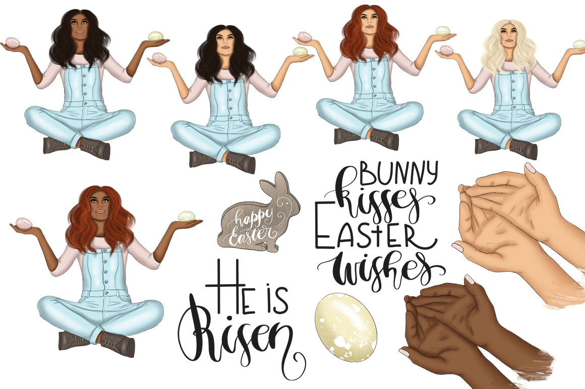 Download Иллюстрация "Easter Wishes Graphic Design Kit - Illustration" / Easter Wishes Graphic Design Kit - Illustration - Иллюстрация на тему графика easter,wishes,graphic,design,kit,illustrations,patterns,paper,eggs,bunny,rabbit,spring,girly,clipart,floral,blue,flowers,texture,lettering,invitation