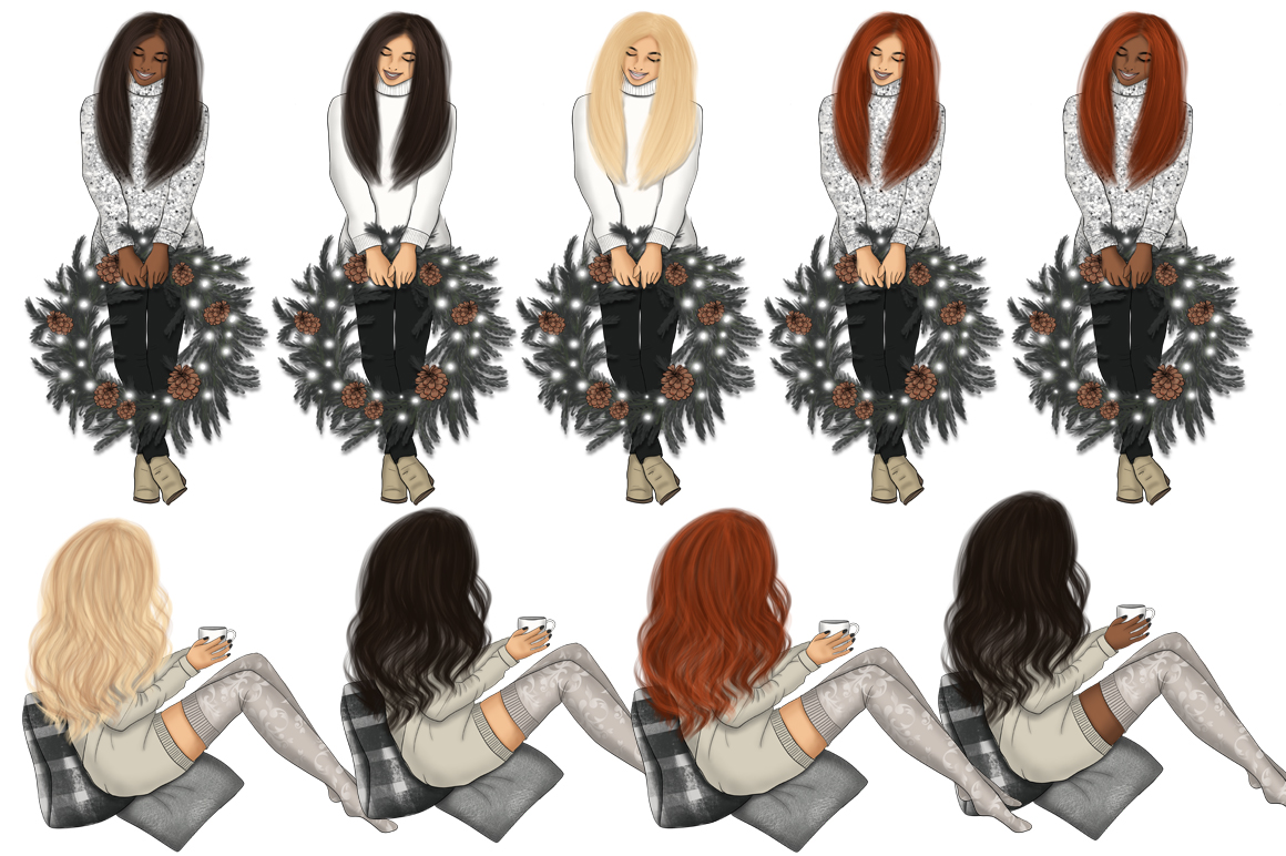 Download Иллюстрация "A Very Plaid Christmas Design Kit - Illustration" / A Very Plaid Christmas Design Kit - Illustration - Иллюстрация на тему графика plais,tree,silver,christmas,xmas,winter,pattern,paper,clipart,girls,scrapbook,lettering,blog,illustration,planner,sticker,sublimation,holiday,digital,fashion