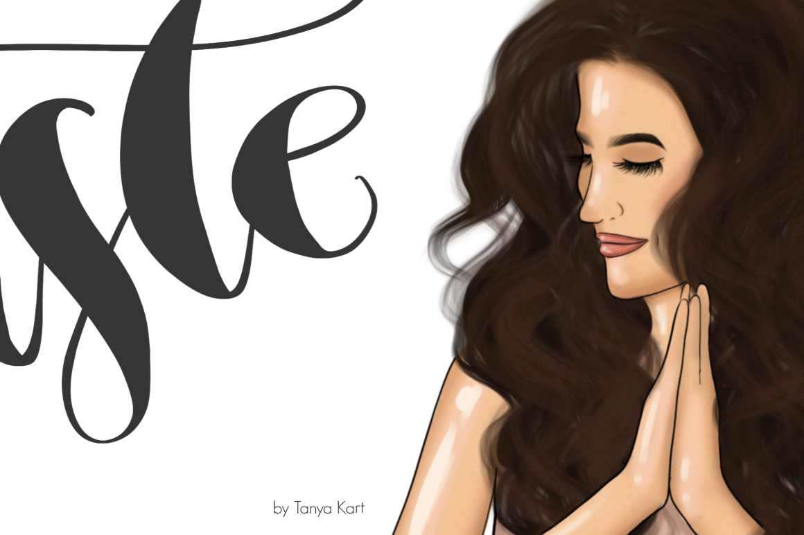 Download Иллюстрация "Namaste With You Clipart & Patterns - Illustration" / Namaste With You Clipart & Patterns - Illustration - Иллюстрация на тему графика namaste,yoga,meditation,mat,woman,girls,children,clipart,pattern,om,lotus,buddha,lettering,healthy,gym,sport,pose,fitness,illustration,fashion