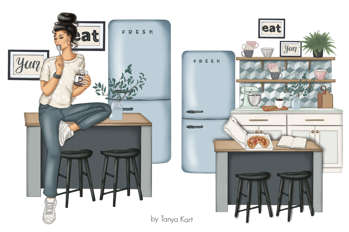 Download Иллюстрация "So Delicious Clipart & Patterns - Illustration" / So Delicious Clipart & Patterns - Illustration - Иллюстрация на тему графика fashion,illustration,planner,clipart,girl,interior,design,home,delicious,food,kitchen,pizza,blogger,scandi,surface,digital,paper,coffee,pattern,healthy