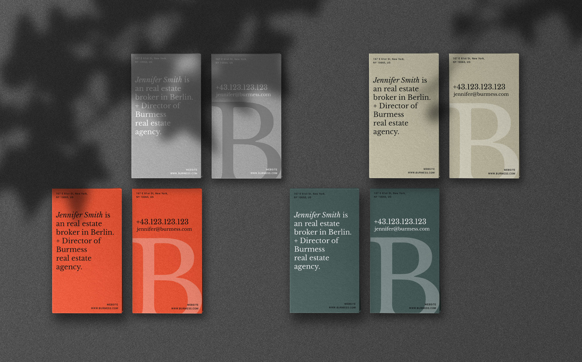 Download Фирменный стиль "Business Card for Real Estate Agents. - Corporate Identity Template" / Business Card for Real Estate Agents. - Corporate Identity Template - Фирменный стиль на тему графика businesscard template graphics realestate branding