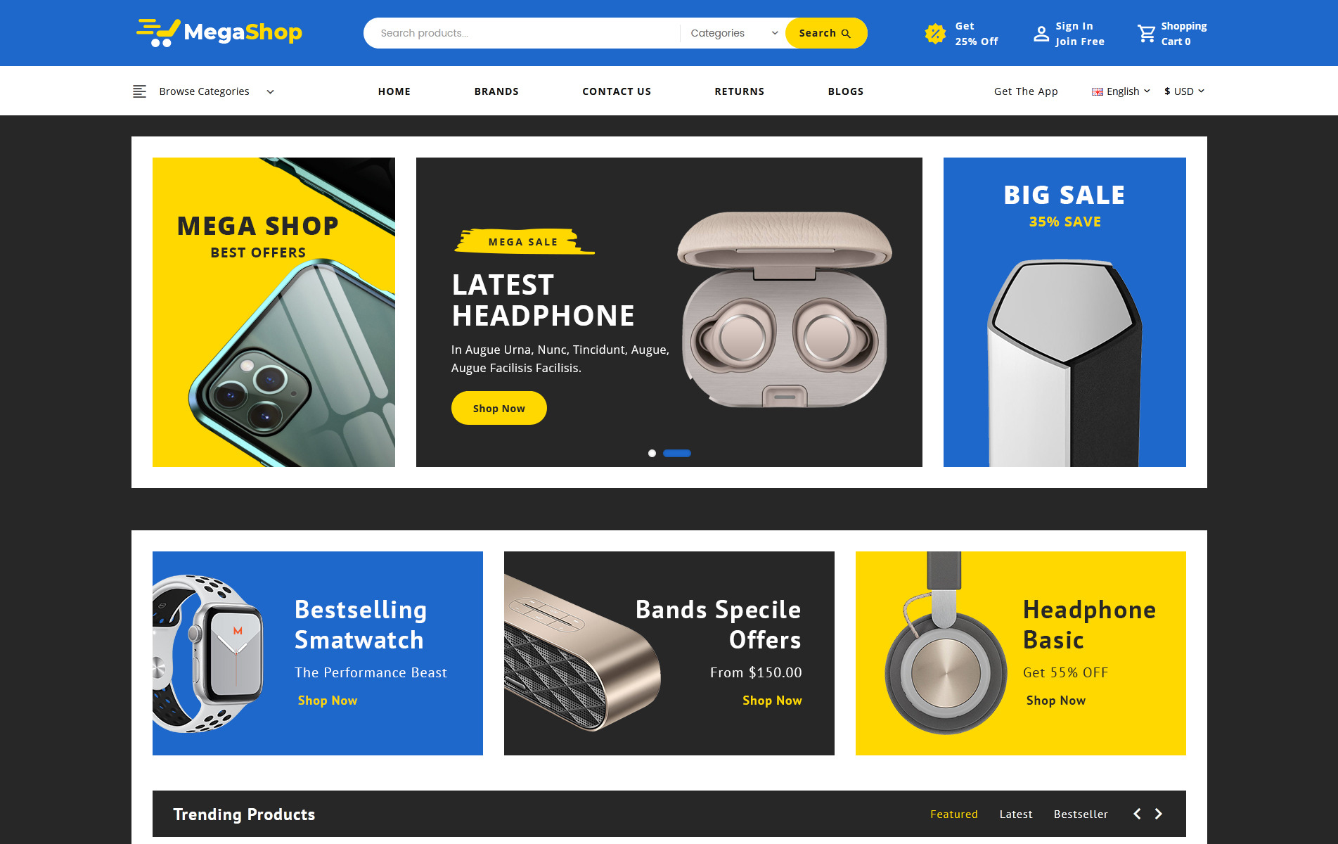 Megashop - Responsive Multipurpose OpenCart Template