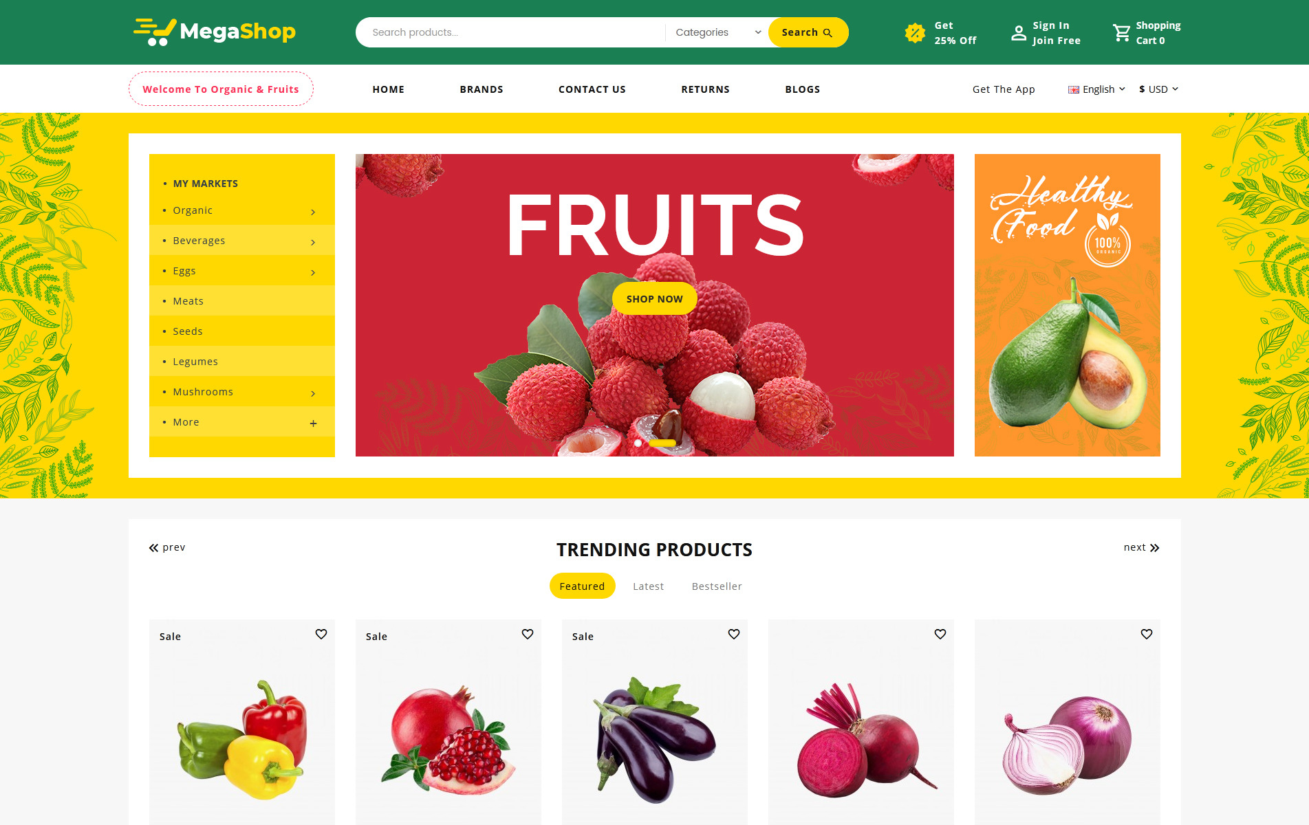 Megashop - Responsive Multipurpose OpenCart Template