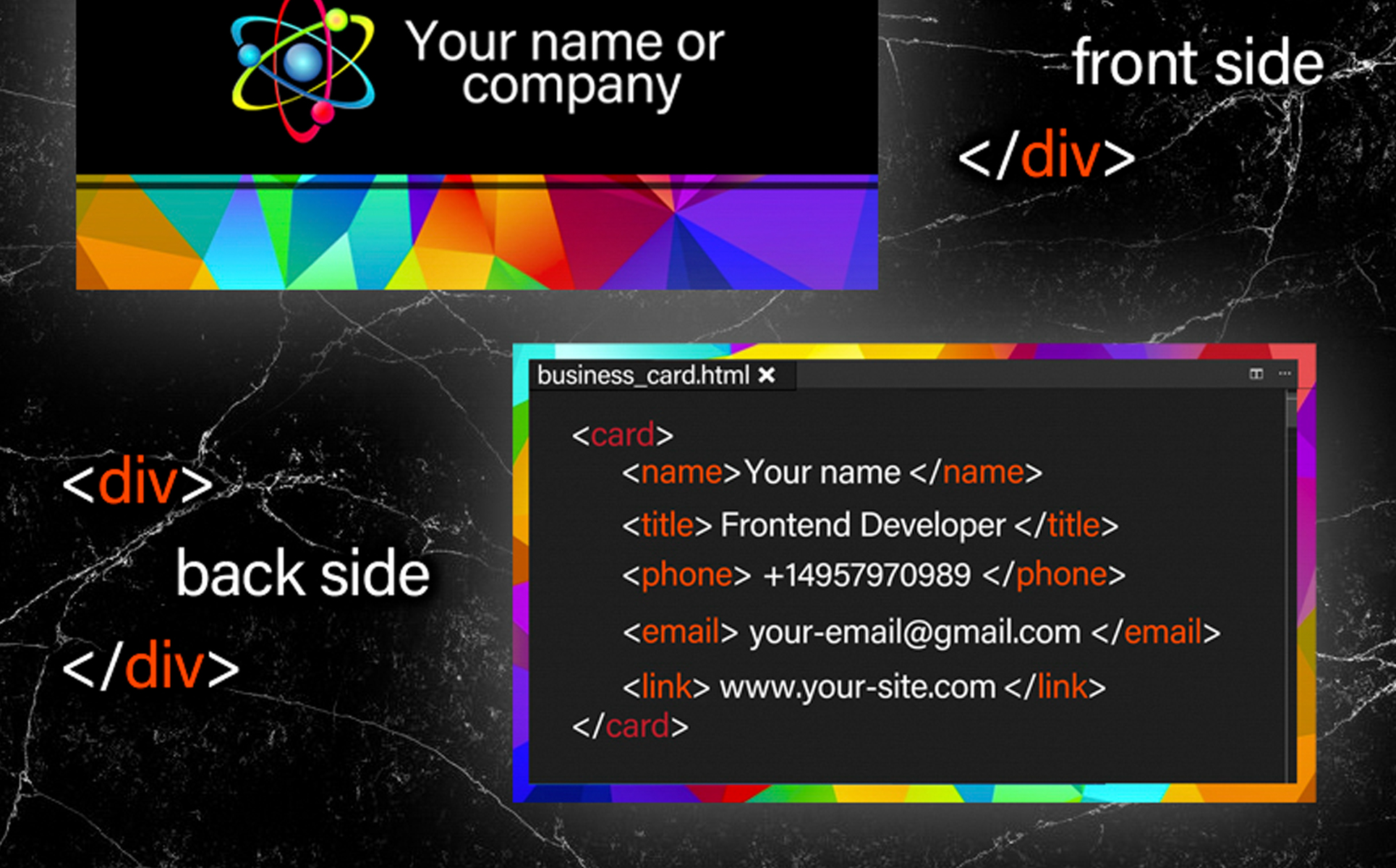 Download Фирменный стиль "Business card For IT Professionals - Corporate Identity Template" / Business card For IT Professionals - Corporate Identity Template - Фирменный стиль на тему графика business,card,psd,template,for,it,professionals,foritprofessionals,psdtemplate,businesscard