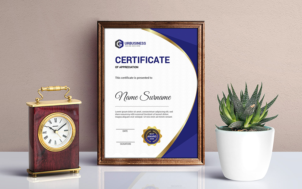 Download Шаблон сертификата "Achievement Vol 2 Certificate Template" / Achievement Vol 2 Certificate Template - Шаблон сертификата на тему графика achievement,appreciation,award,diploma,completion,acknowledgement,landscape,eyelash,nail,extension,modern,luxury,vertical,professional,training,red,blue,gold,green,yellow