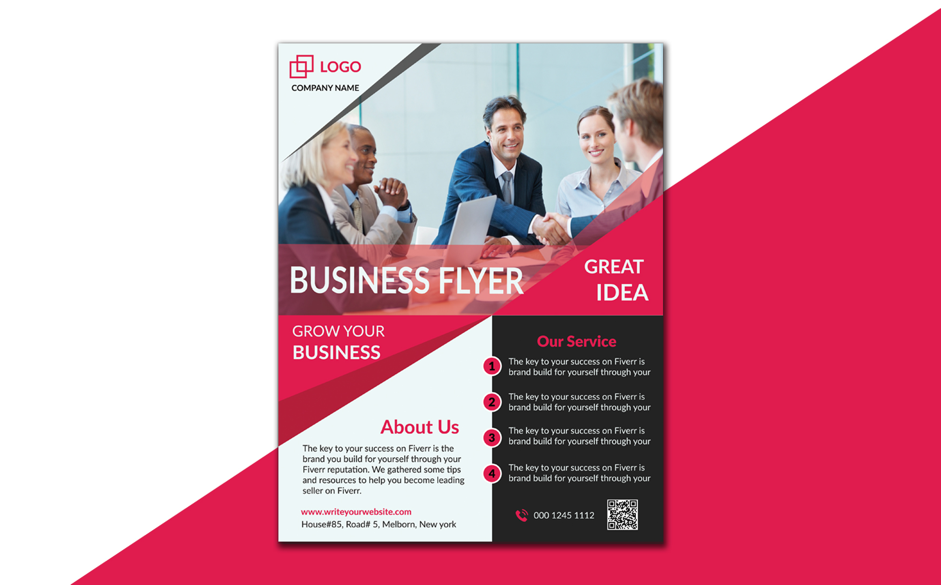 Download Фирменный стиль "Business Flyer Design - Corporate Identity Template" / Business Flyer Design - Corporate Identity Template - Фирменный стиль на тему графика flyer,corporate,business,creative,elegant,impressive,clean,editable,a4,template,psd,brouchare,templatedesign,graphic,identy,company,eye,catching,minimalist,leflet
