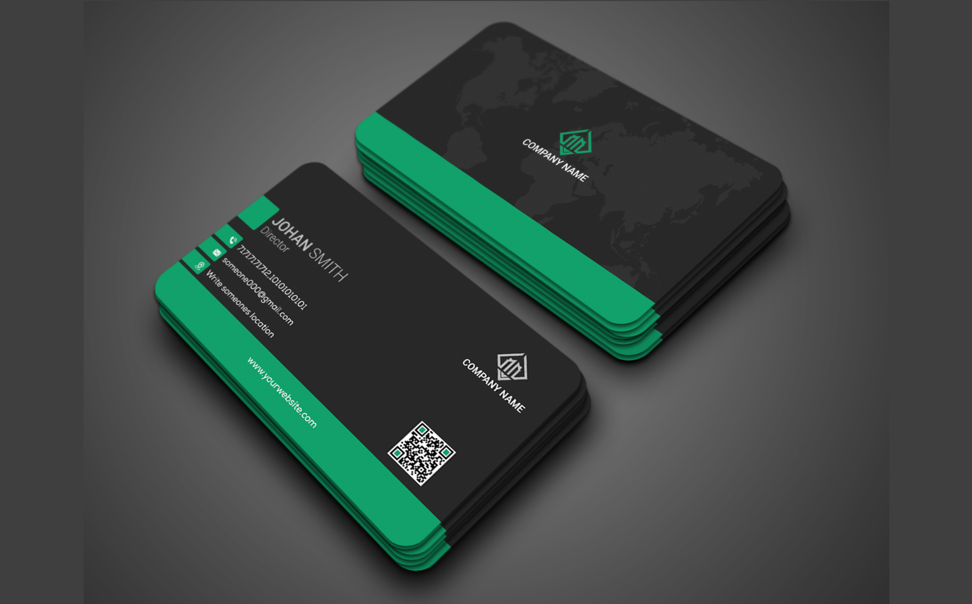 Download Фирменный стиль "Black Business Card - Corporate Identity Template" / Black Business Card - Corporate Identity Template - Фирменный стиль на тему графика black,businesscard,business,card,stationary,dark,creative,corporate,psd,template,identy,visiting,latterhed,red,green,sky,realestate,minimalist,clean,modern