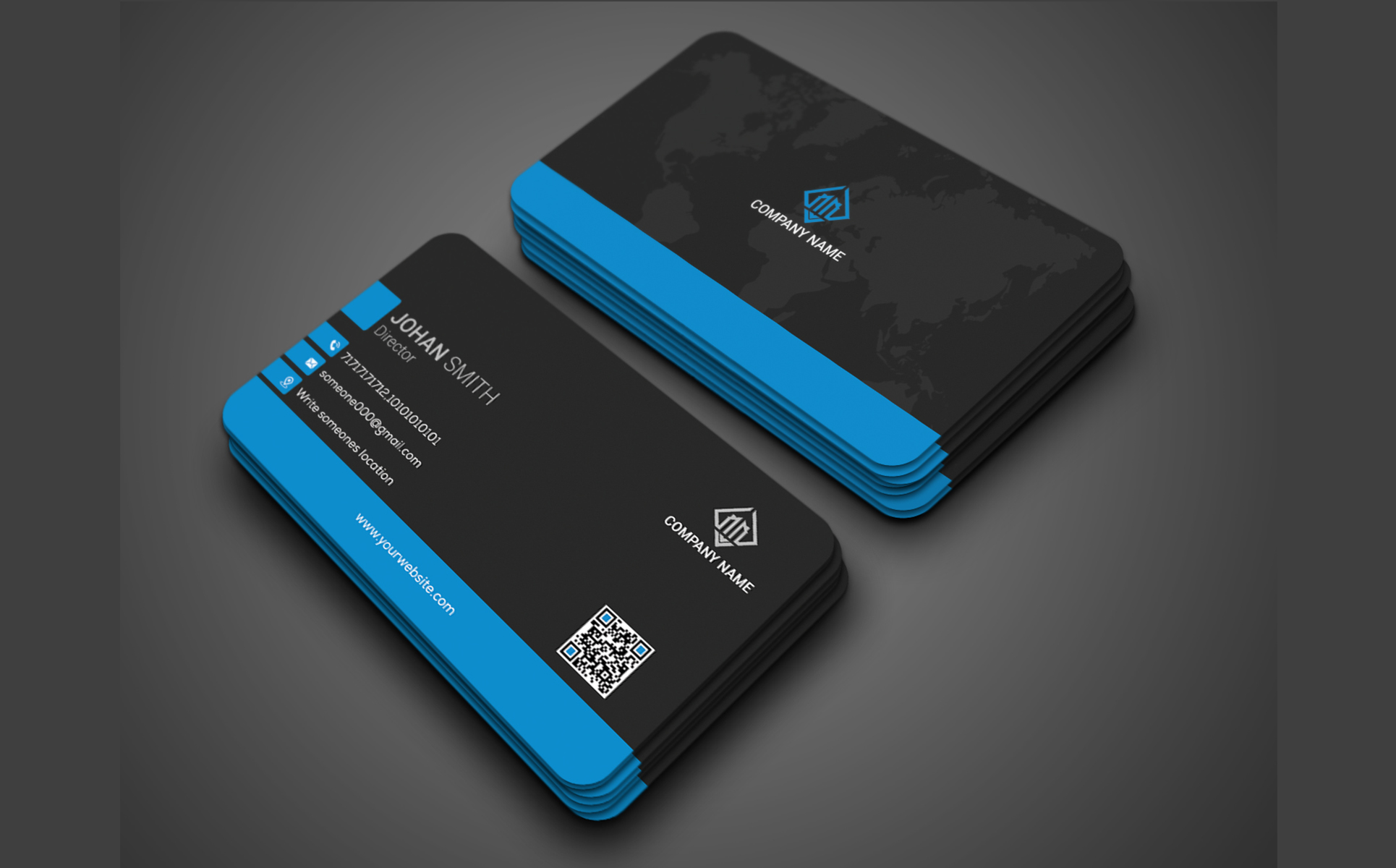 Download Фирменный стиль "Black Business Card - Corporate Identity Template" / Black Business Card - Corporate Identity Template - Фирменный стиль на тему графика black,businesscard,business,card,stationary,dark,creative,corporate,psd,template,identy,visiting,latterhed,red,green,sky,realestate,minimalist,clean,modern