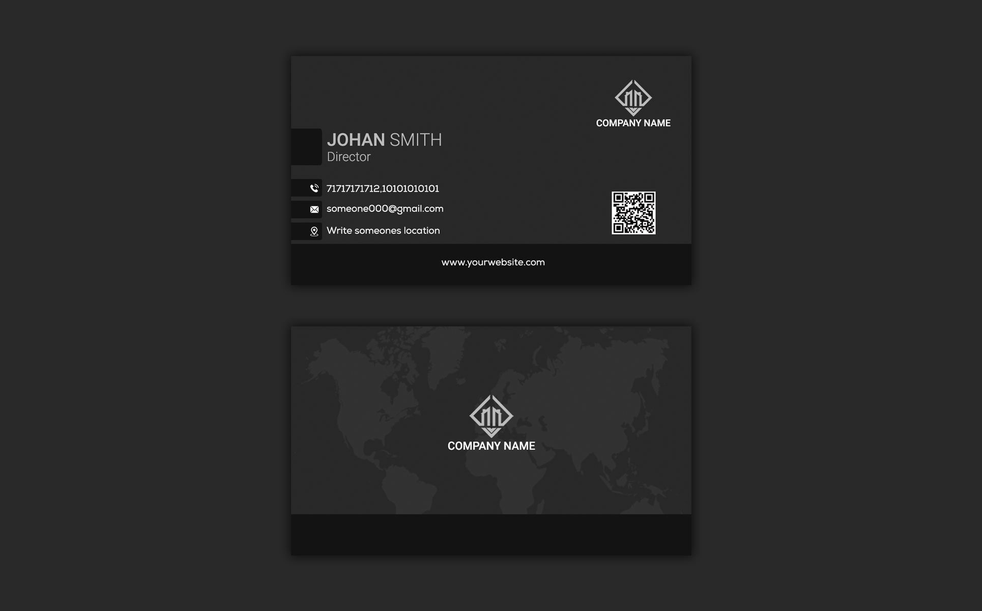 Download Фирменный стиль "Black Business Card - Corporate Identity Template" / Black Business Card - Corporate Identity Template - Фирменный стиль на тему графика black,businesscard,business,card,stationary,dark,creative,corporate,psd,template,identy,visiting,latterhed,red,green,sky,realestate,minimalist,clean,modern