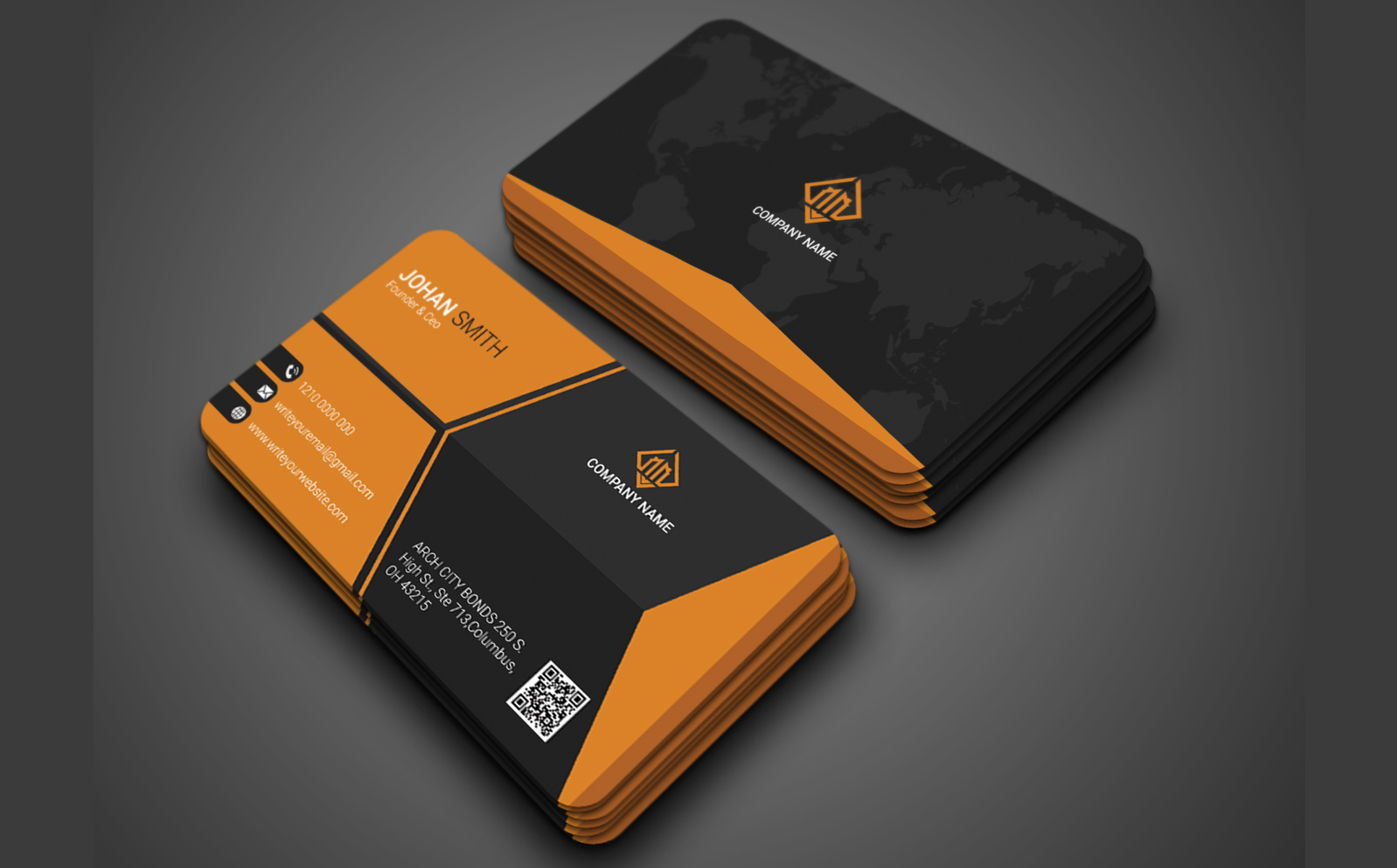 Download Фирменный стиль "BUSINESS CARD - Corporate Identity Template" / BUSINESS CARD - Corporate Identity Template - Фирменный стиль на тему графика business,card,creative,imprewssive,corporate,minimalist,eye,catching,elegant,cardtemplate,psd,stationary,identy,brand,sky,red,orange,green,net&amp;amp;clean,black