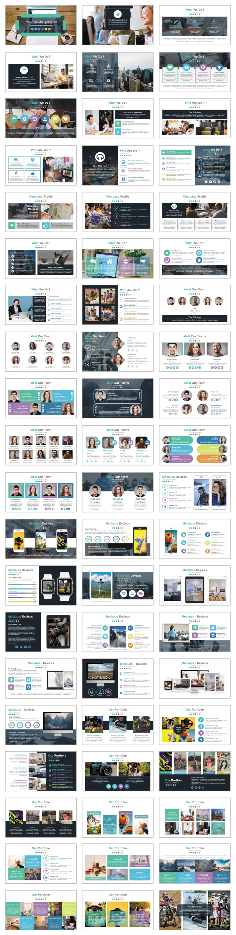 Massive - Minimal PowerPoint Template