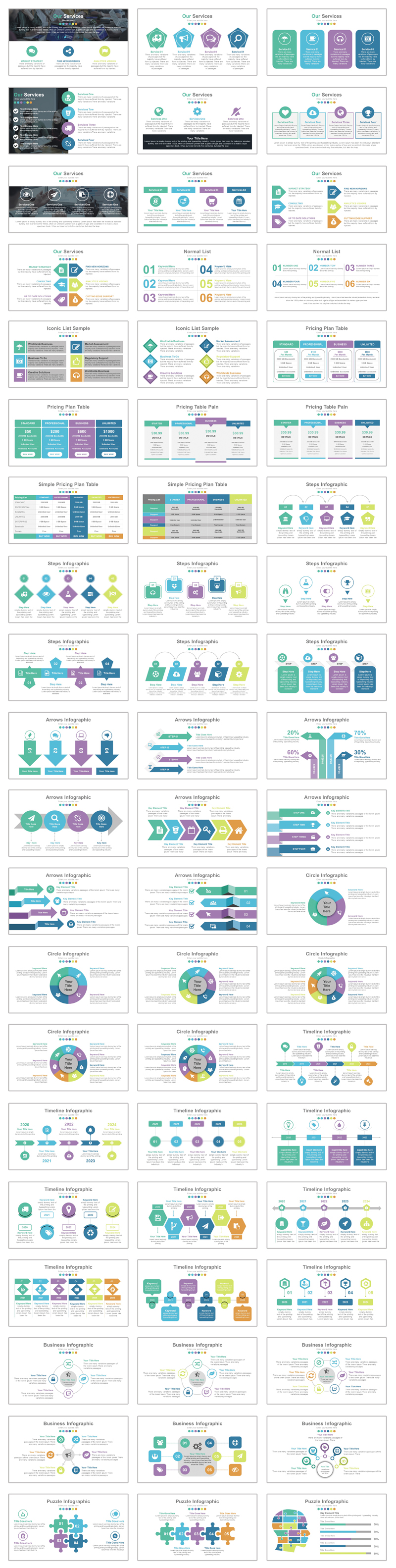 Massive - Minimal PowerPoint Template