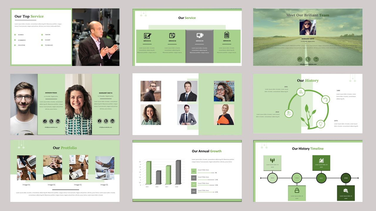 Magnum Creative Business PowerPoint Template