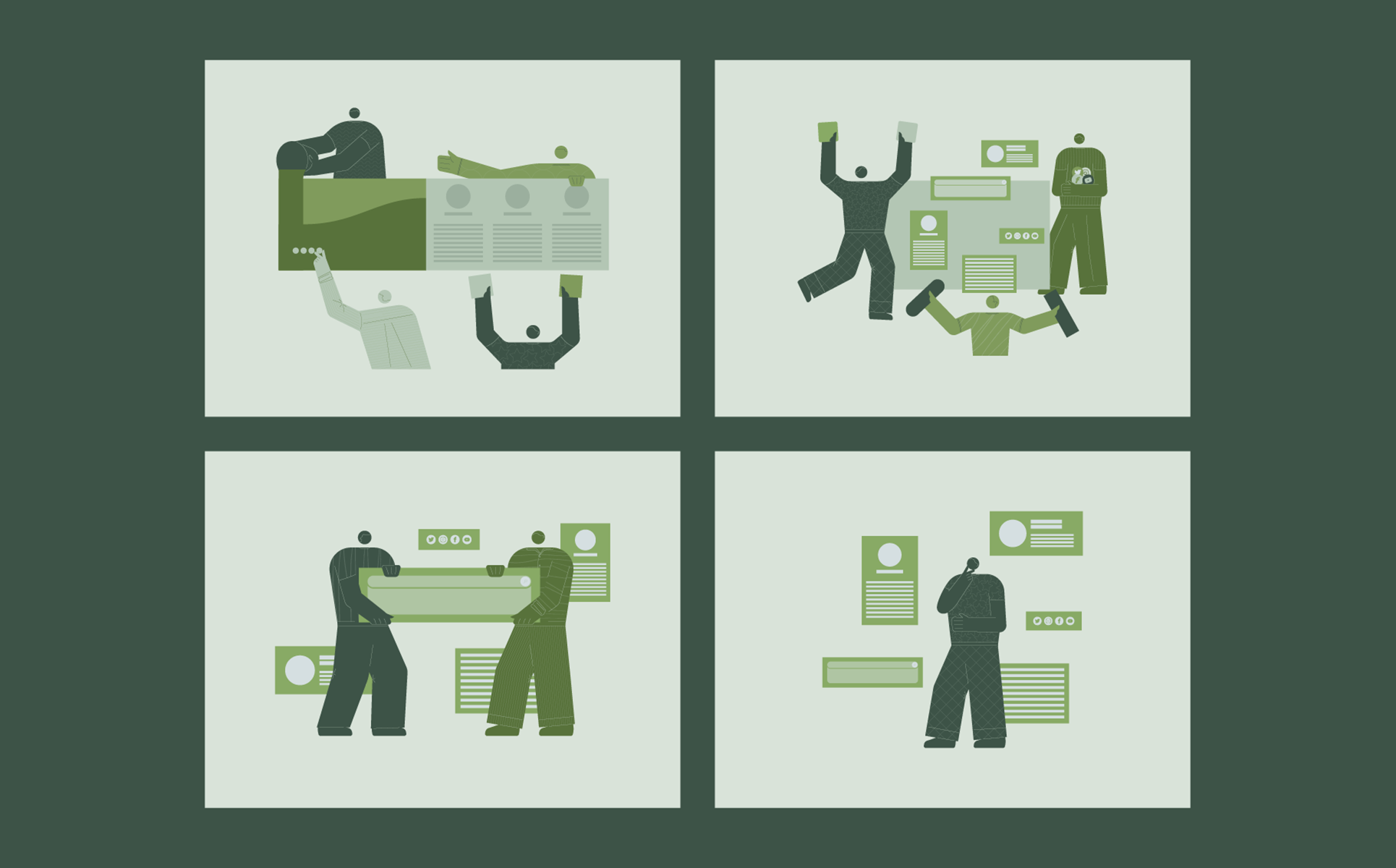 Download Иллюстрация "Jeanneret - Illustration" / Jeanneret - Illustration - Иллюстрация на тему графика illustration,set,pack,vector,work,project,teamwork,startup,business