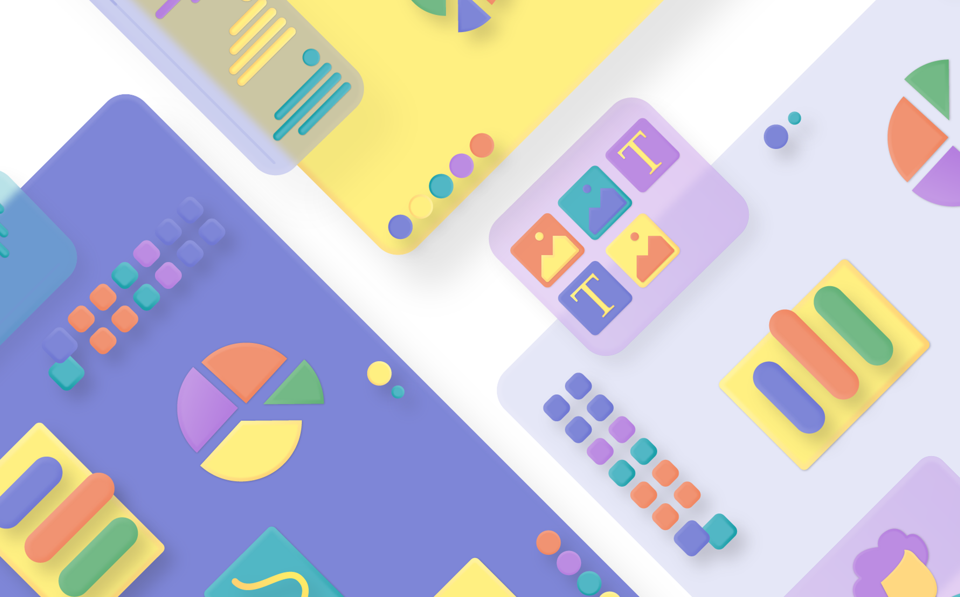 Download Иллюстрация "Remote Work - Illustration" / Remote Work - Illustration - Иллюстрация на тему графика remote,work,job,projects,outsource,ui,colorful,3d,set,pack,library,objects,chats,voices,collaboration,teamwork,file,sharing,video,conference