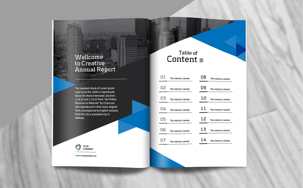 Download Фирменный стиль "Annual Report - Corporate Identity Template" / Annual Report - Corporate Identity Template - Фирменный стиль на тему графика annual,report,template,yearly,indesign,creative,id,idml,corporate,business